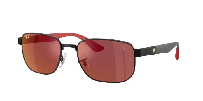 Ray-ban Ferrari  RB8329M F1402K Black (Brown Mirror Dark Red)