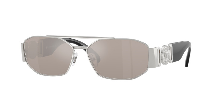 Versace VE2287 1000AP Silver (Clear Mirror Real Platinum)