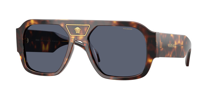 Versace  VE4508U 55372V Havana Polarized (Dark Blue Polarized)