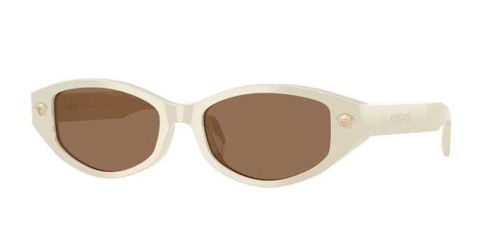 Versace  VE4512D 554473 White Talc (Dark Brown)