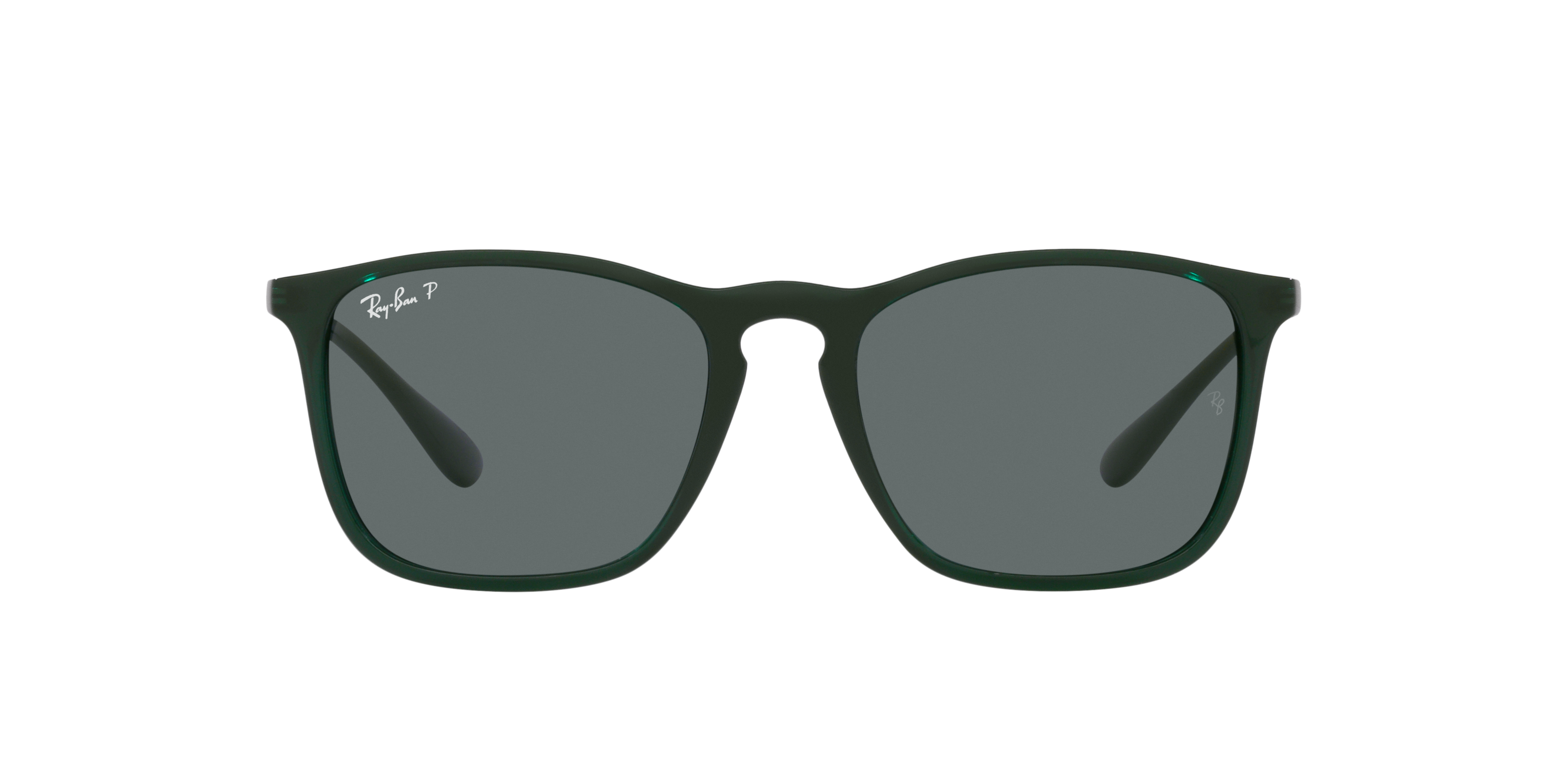 Buy Ray-Ban Transparent Green Polarized Sunglasses Online