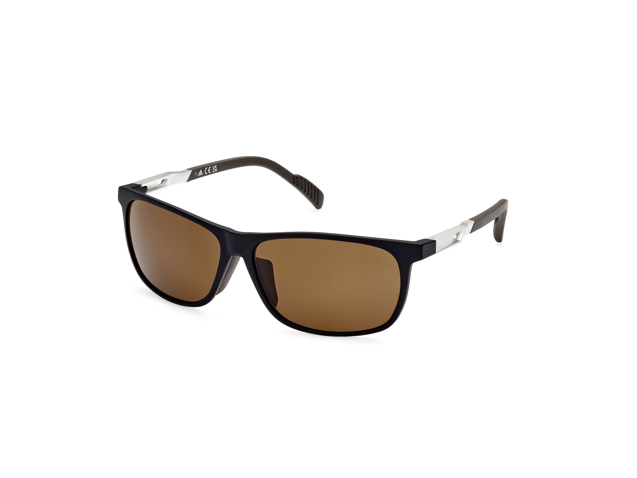 Buy Adidas Sport Sp0061 02h Matte Black Brown Polarized