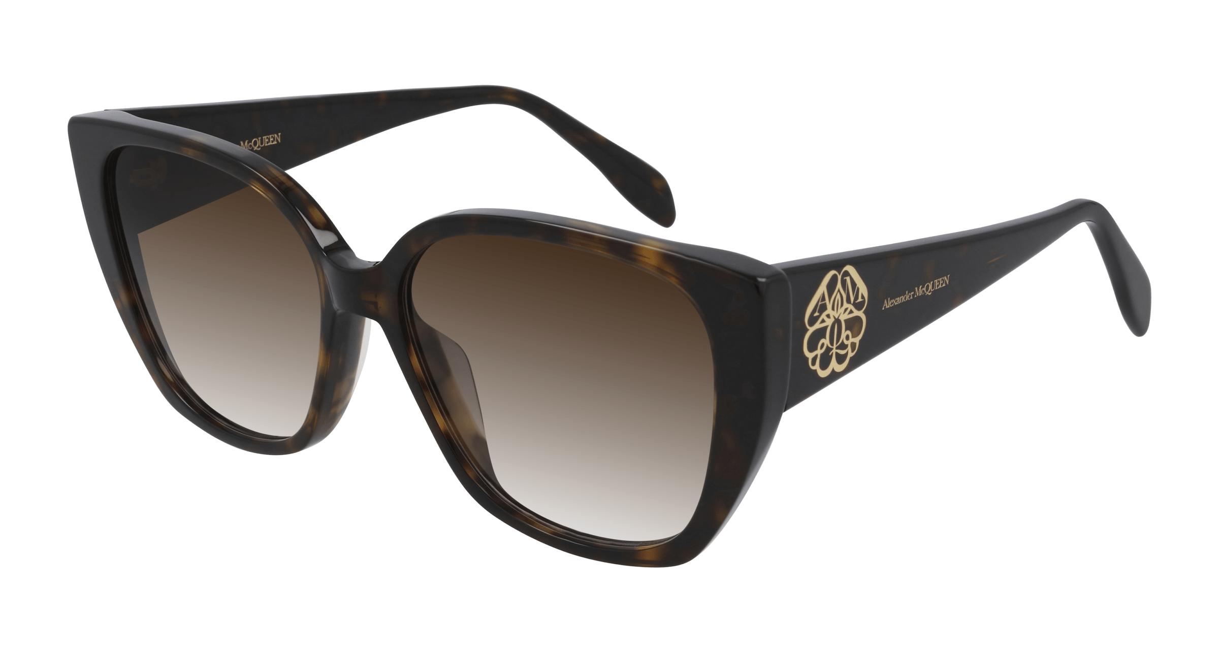 Buy Alexander McQueen Am0284s 003 Havana 003 prescription Sunglasses