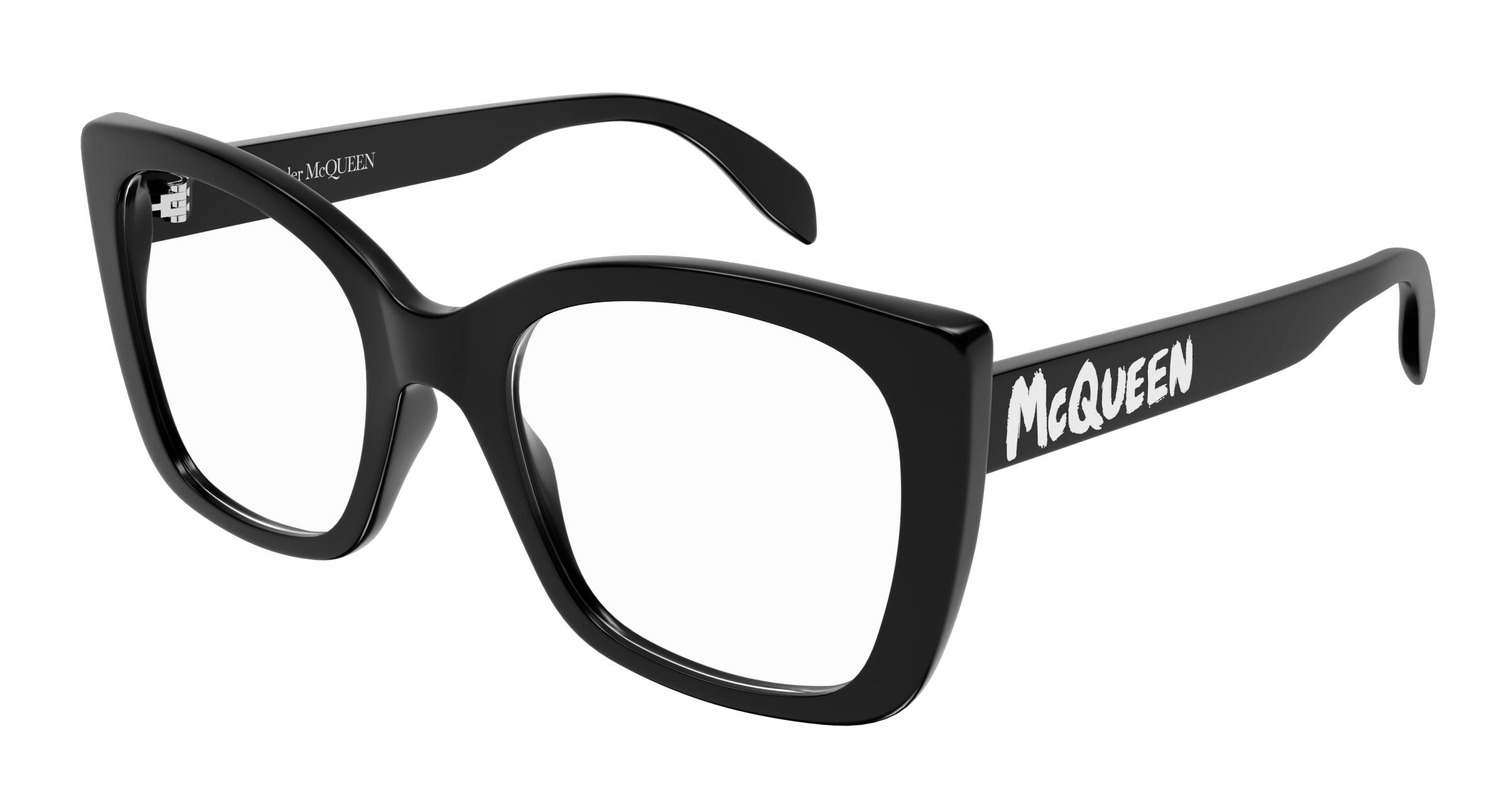 Buy Alexander McQueen Am0351o 001 Black 001 prescription Glasses