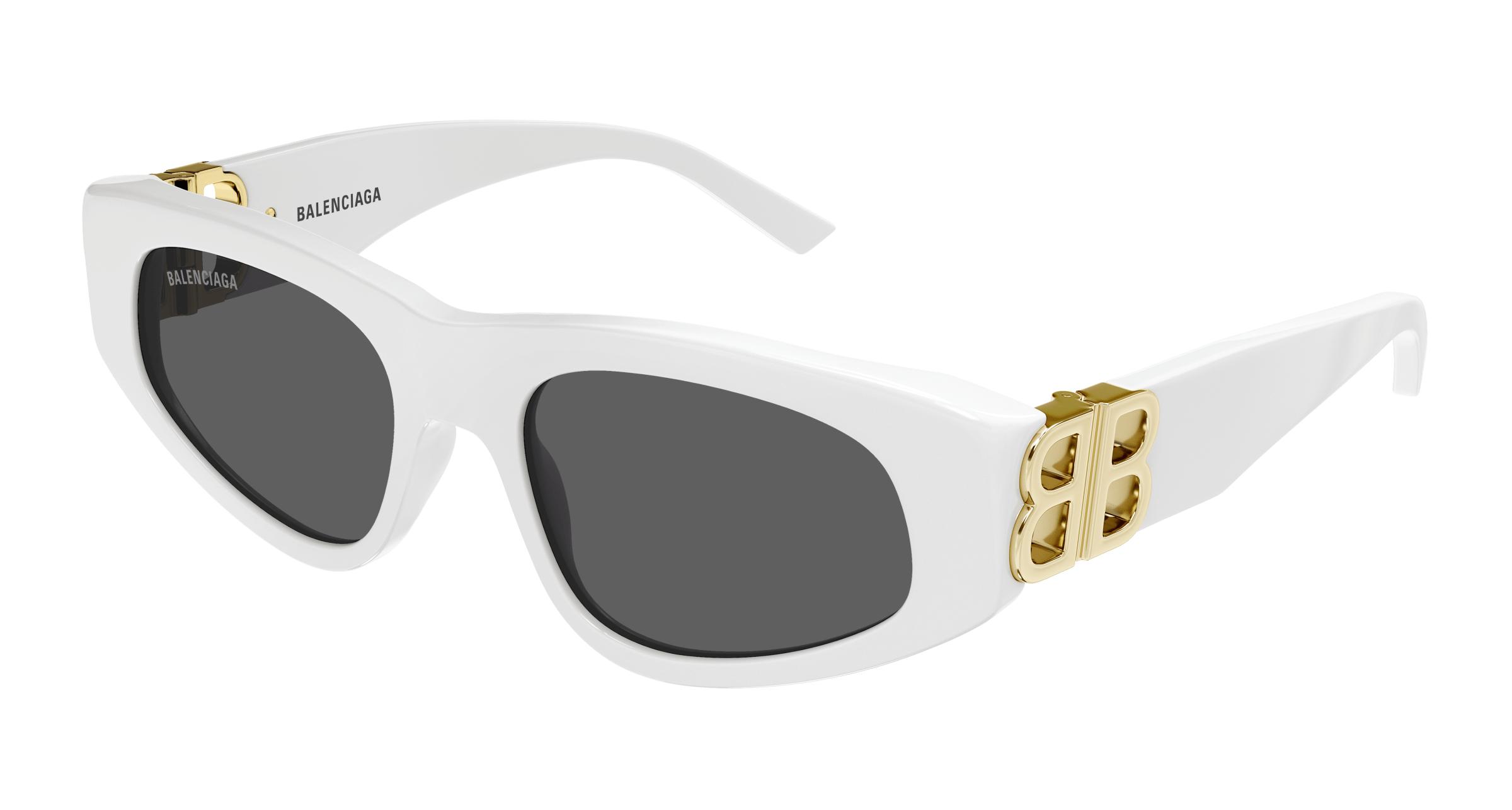 Buy Balenciaga Bb0095s 021 White 021 prescription Sunglasses