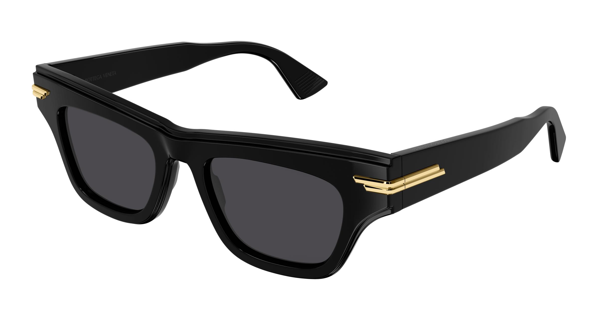 Bottega veneta 2025 black square sunglasses