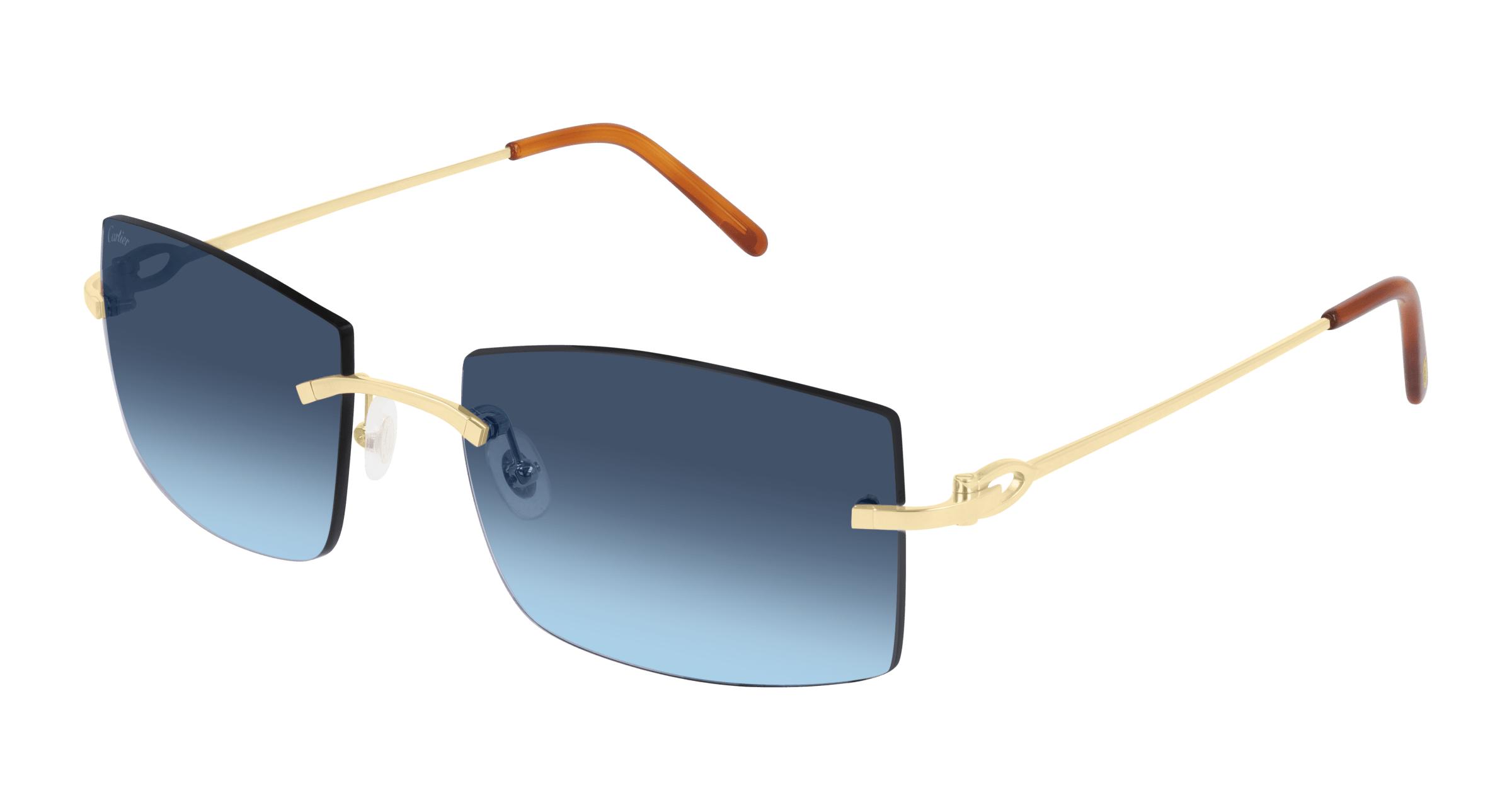Cartier glasses blue lenses shop