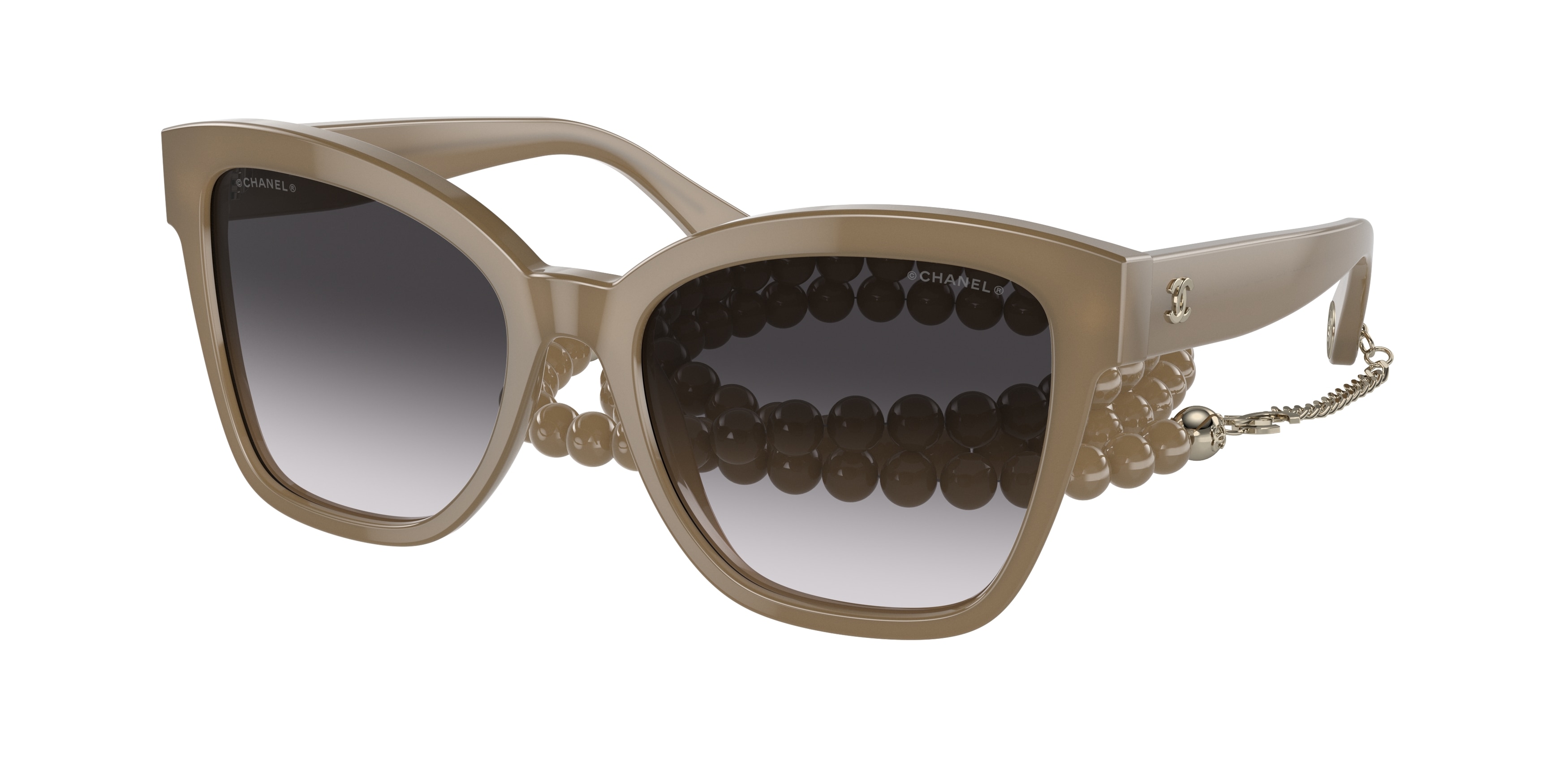 Pre-owned Chanel Woman Sunglass Square Sunglasses Ch5479