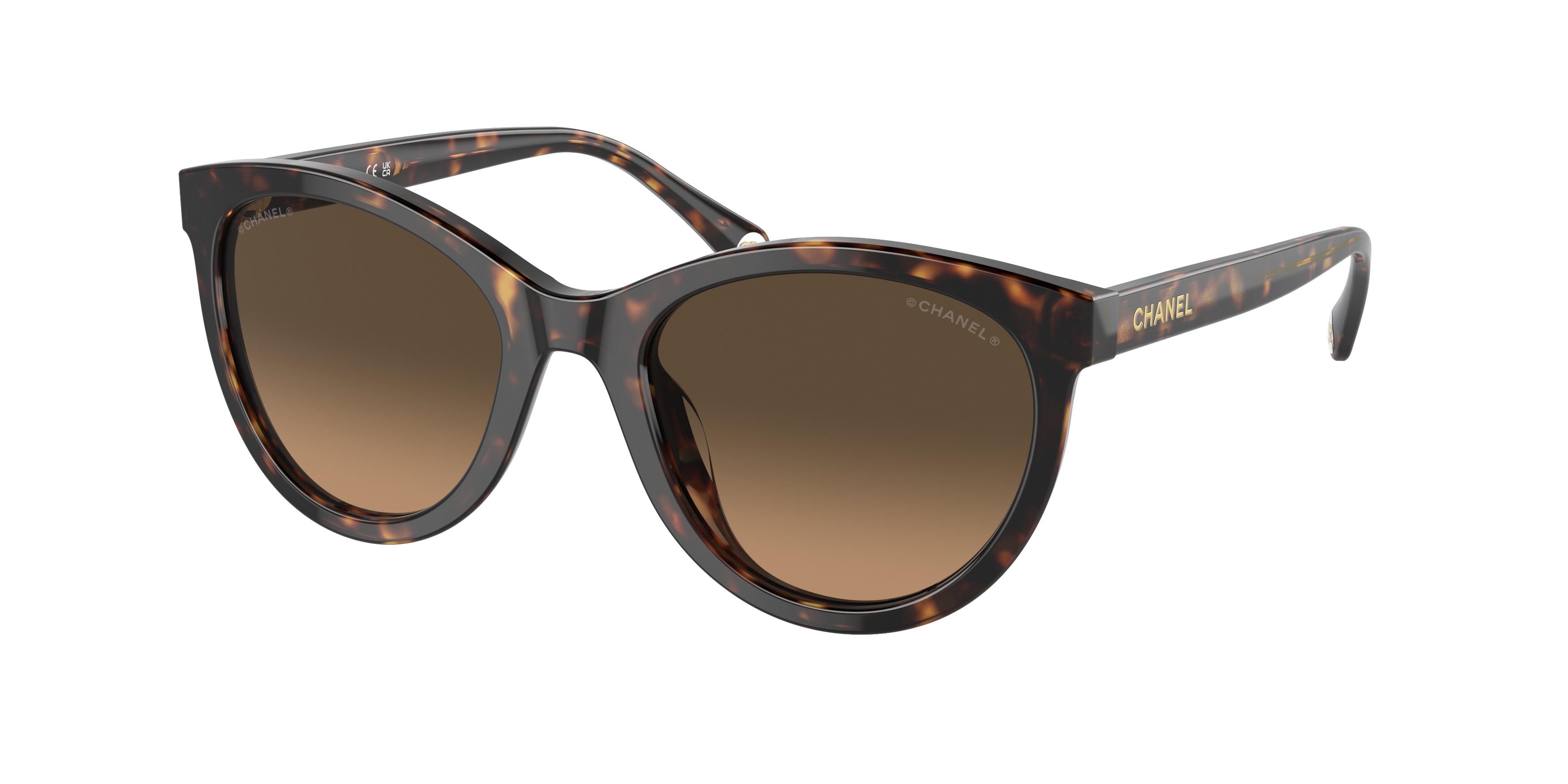 Chanel dark havana sunglasses hot sale