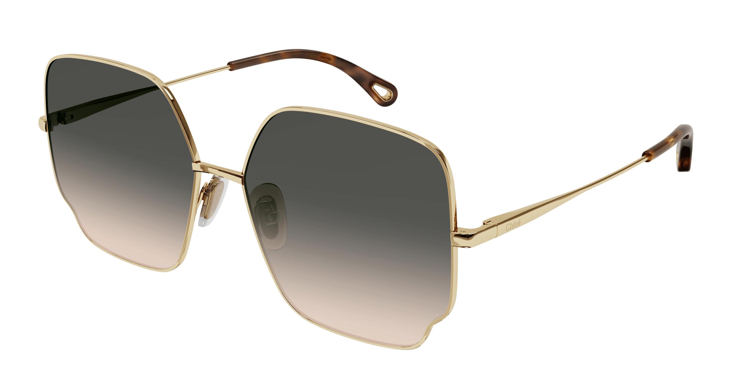 Buy Chloe Ch0092s 001 Gold 001 prescription Sunglasses
