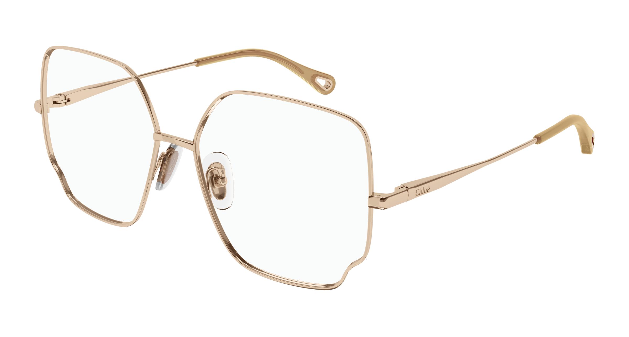 Chloe gold frame best sale glasses