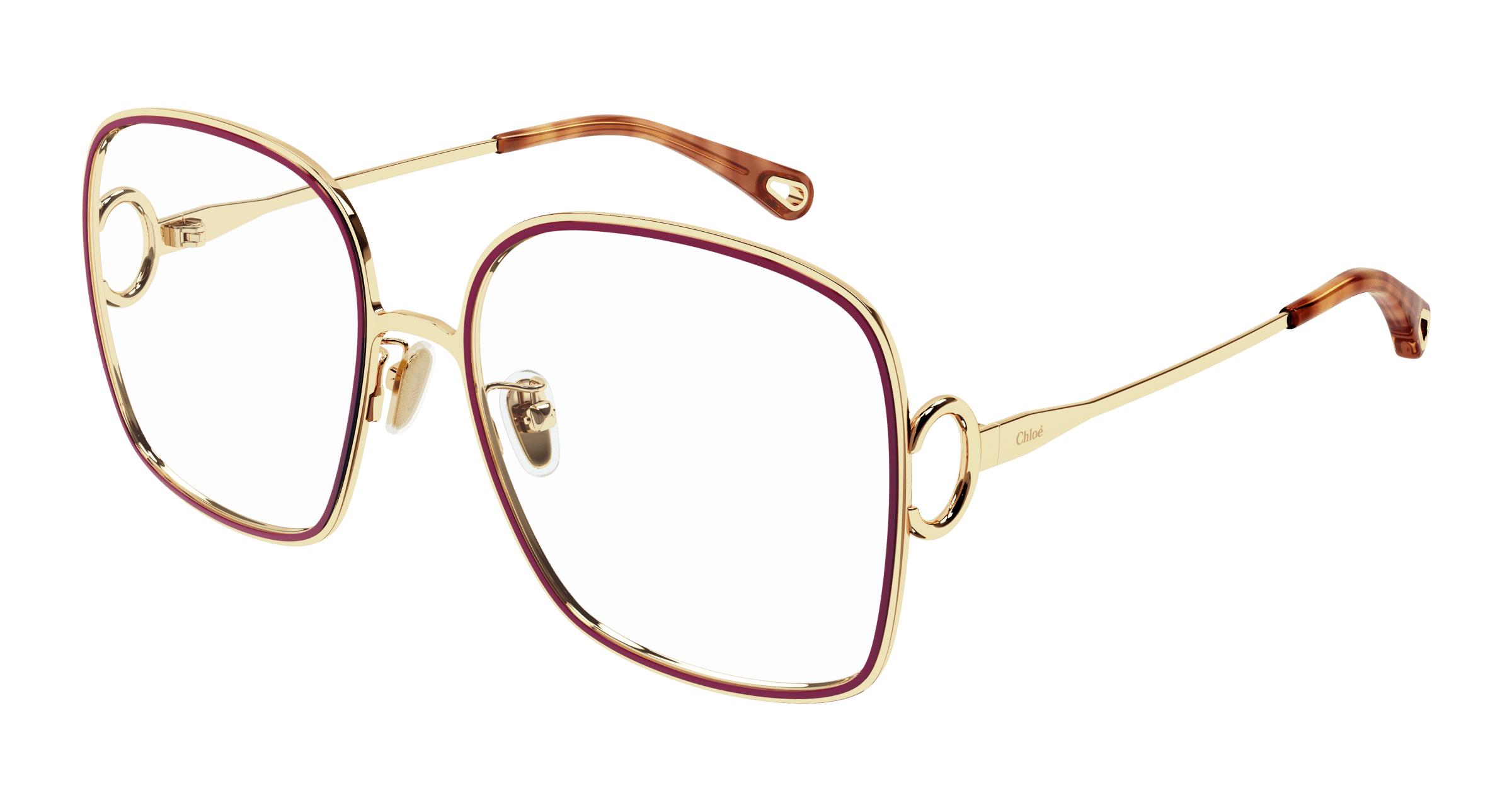 Chloe top gold glasses
