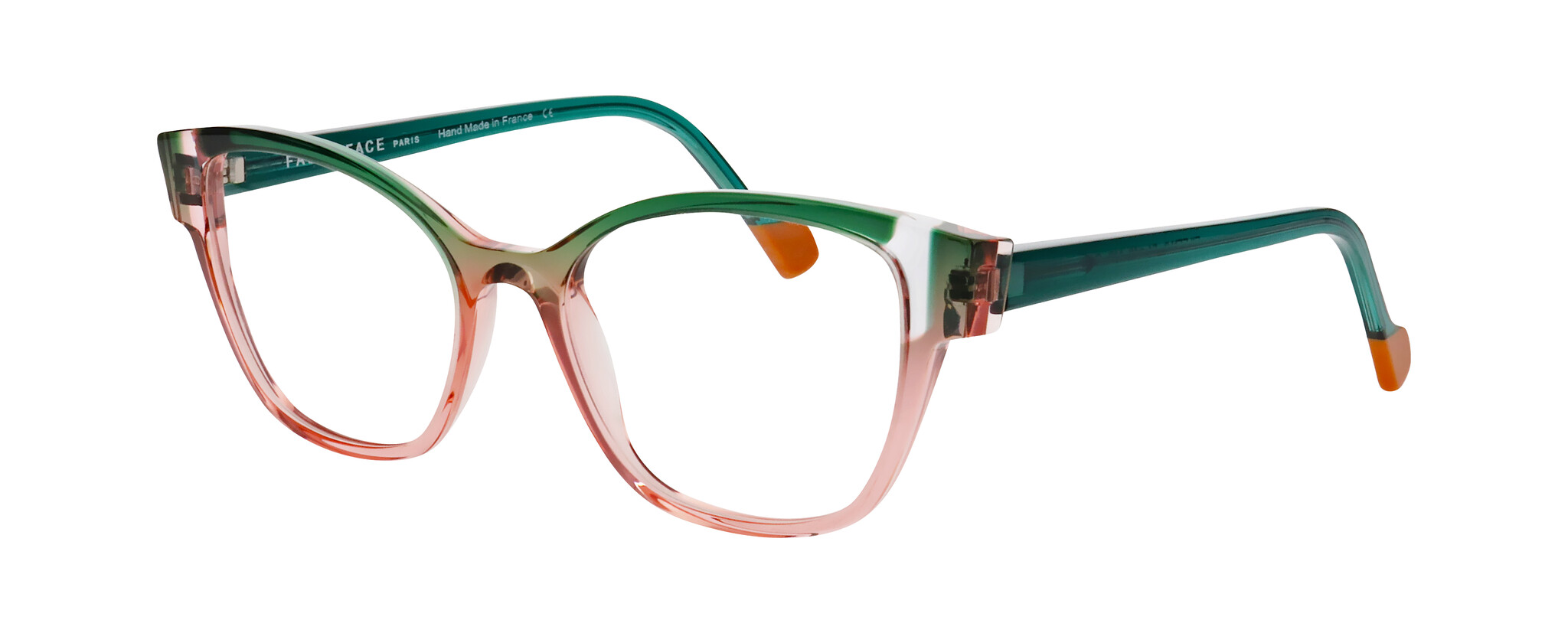 Pink and green glasses outlet