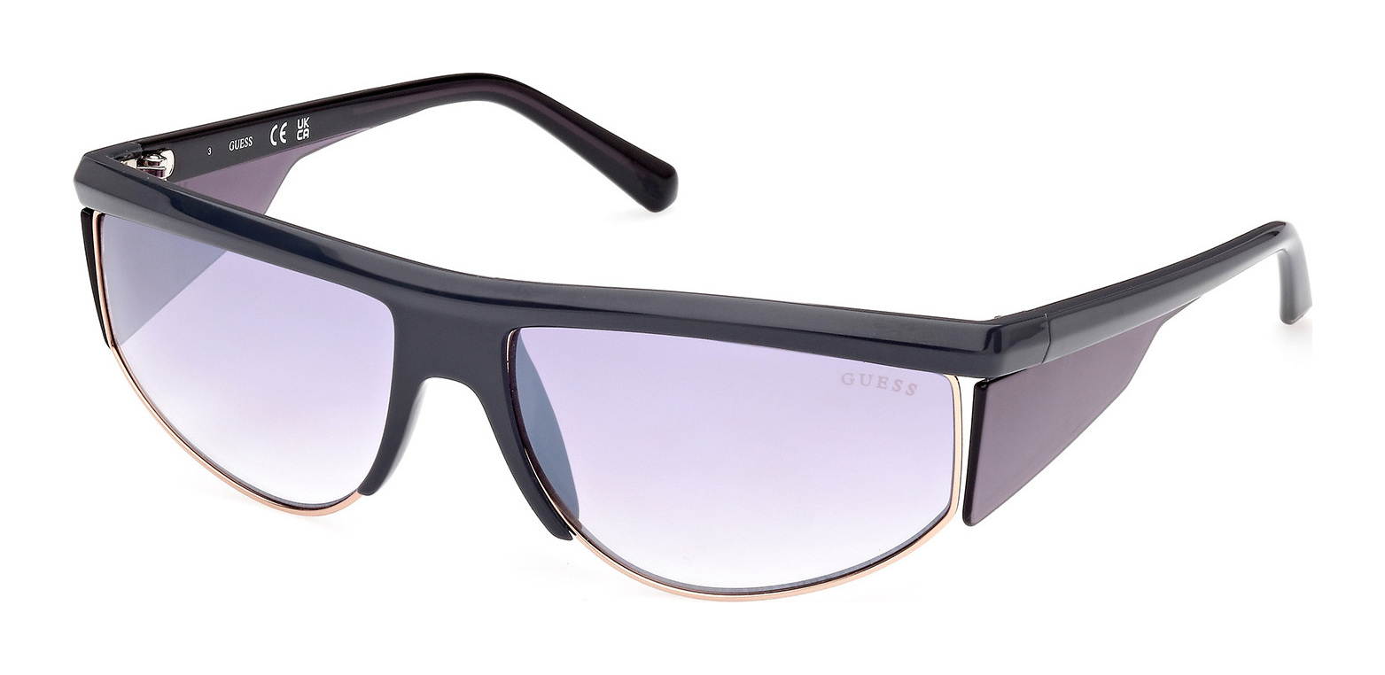 Guess sunglasses blue mirror clearance