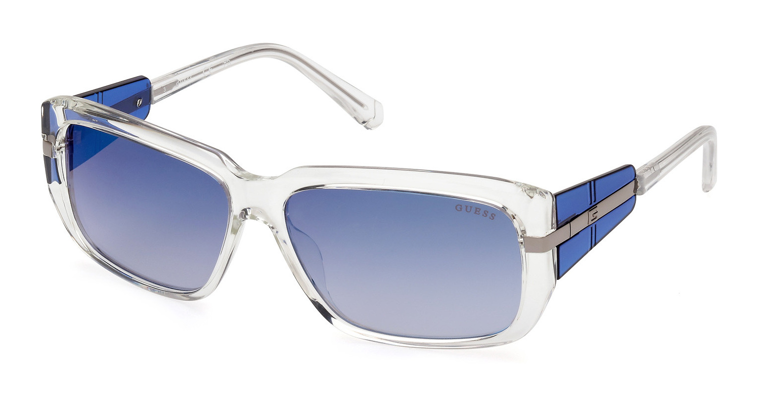 Guess blue clearance mirrored sunglasses