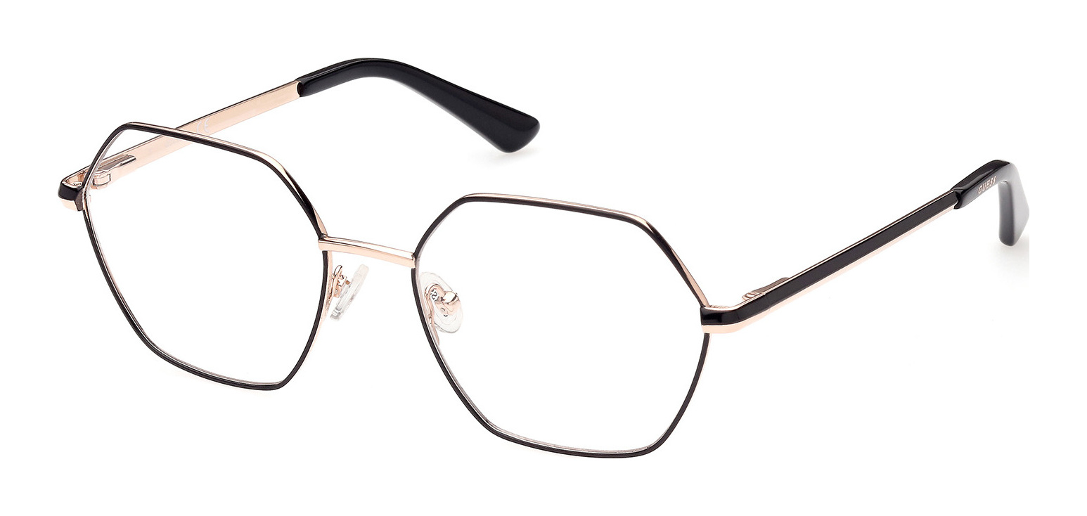 Guess gold glasses sales
