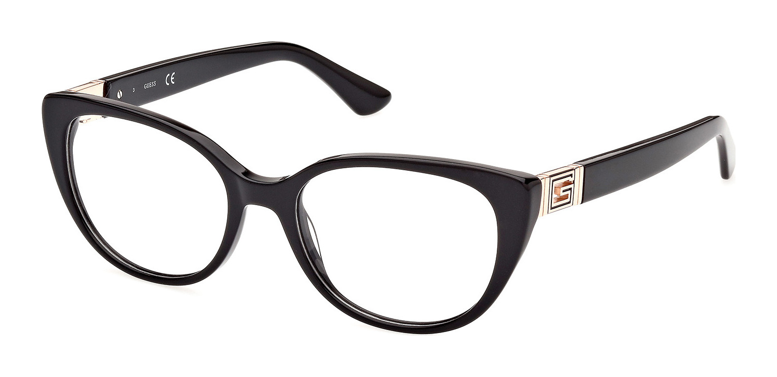 Buy Guess Gu2908 001 Shiny Black prescription Glasses