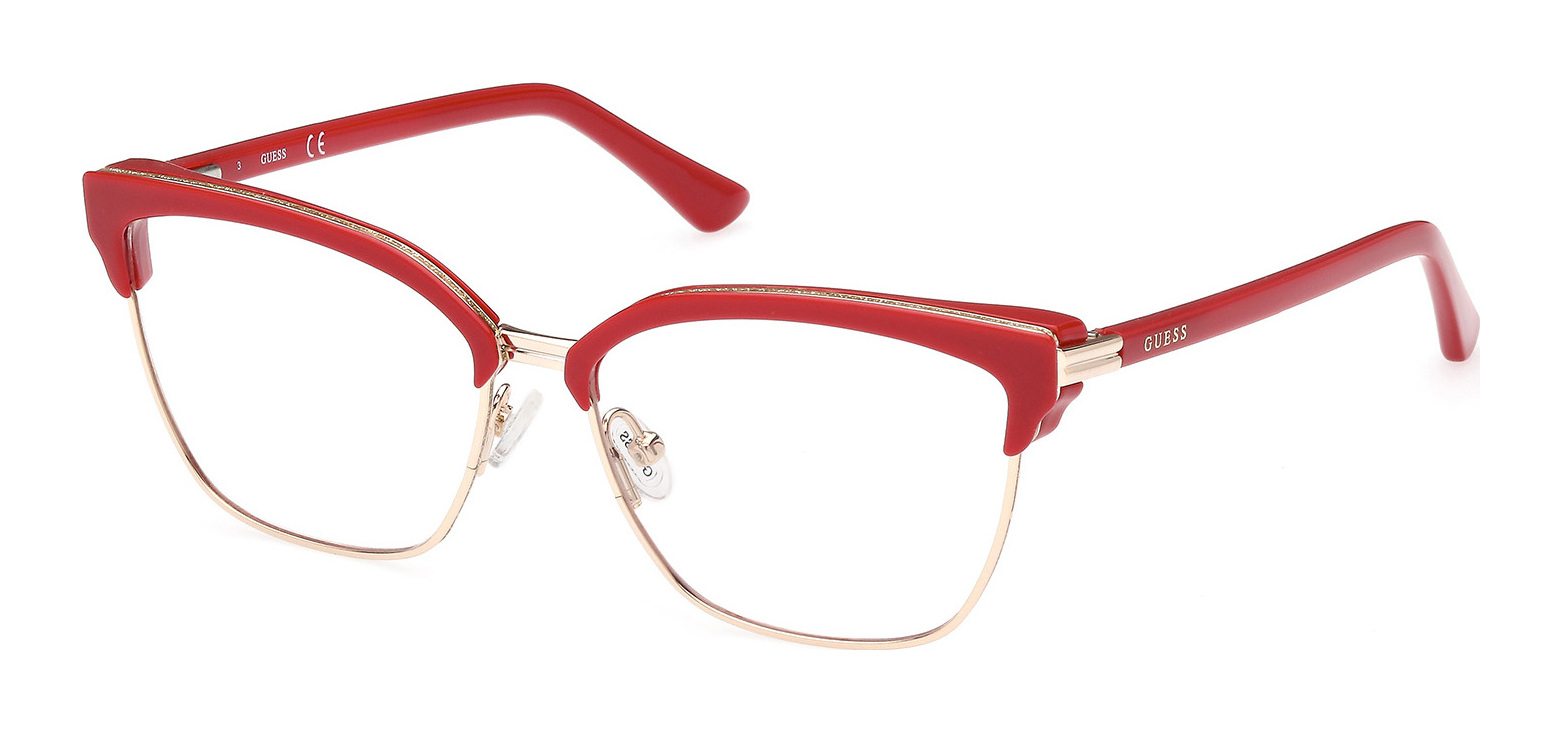 Red guess sale glasses