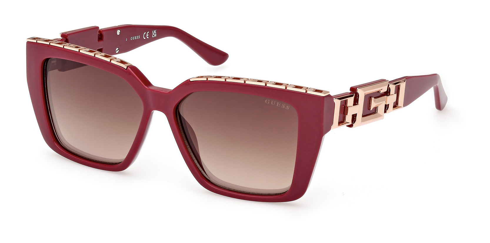Guess pink outlet mirror sunglasses