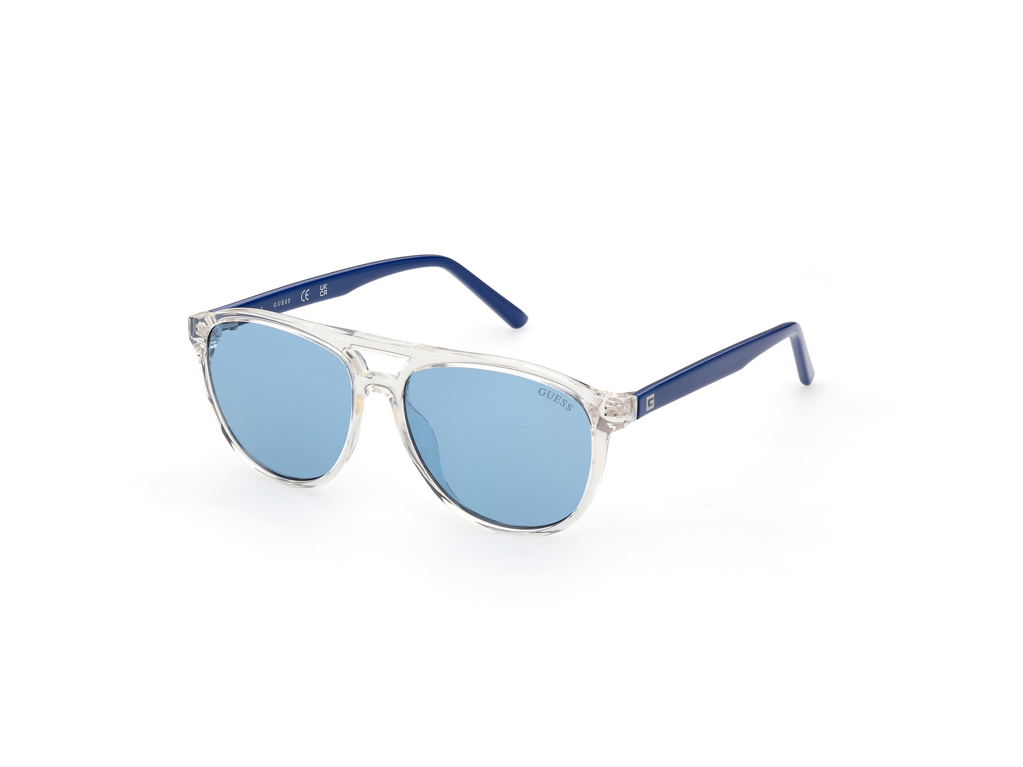 Guess sunglasses blue sale