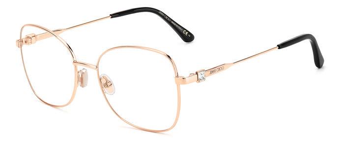 Jimmy choo rose gold glasses 2025