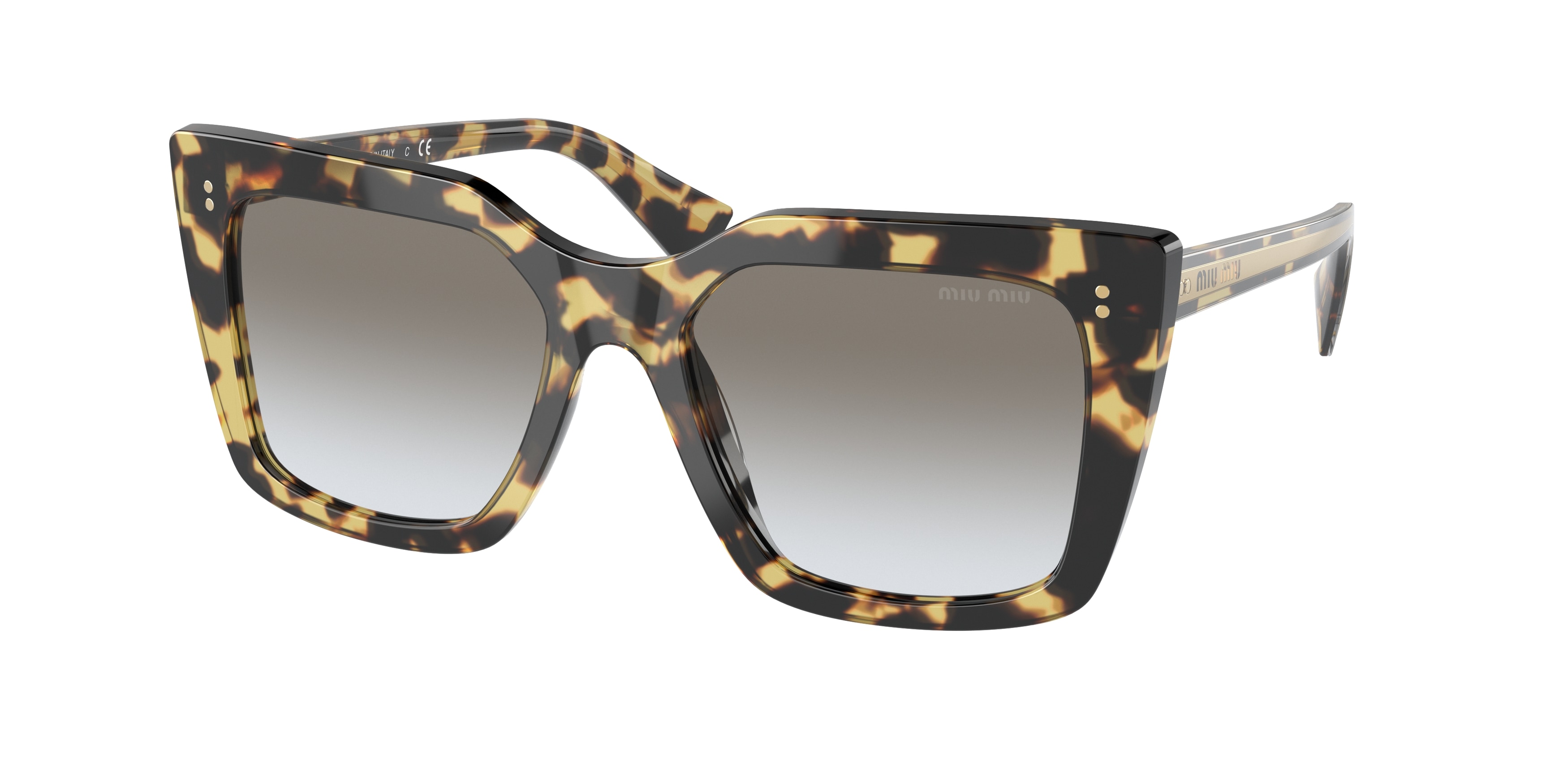 Buy Miu Miu MU 02WS 7s00a7 Light Havana prescription Sunglasses