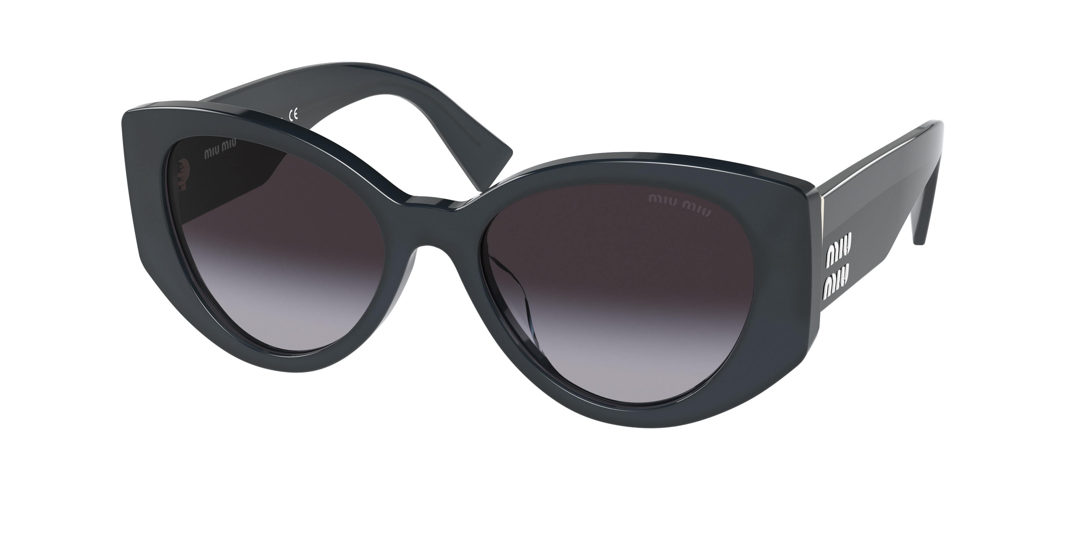 Buy Miu Miu MU 03WS 06u5d1 Grey Opal prescription Sunglasses