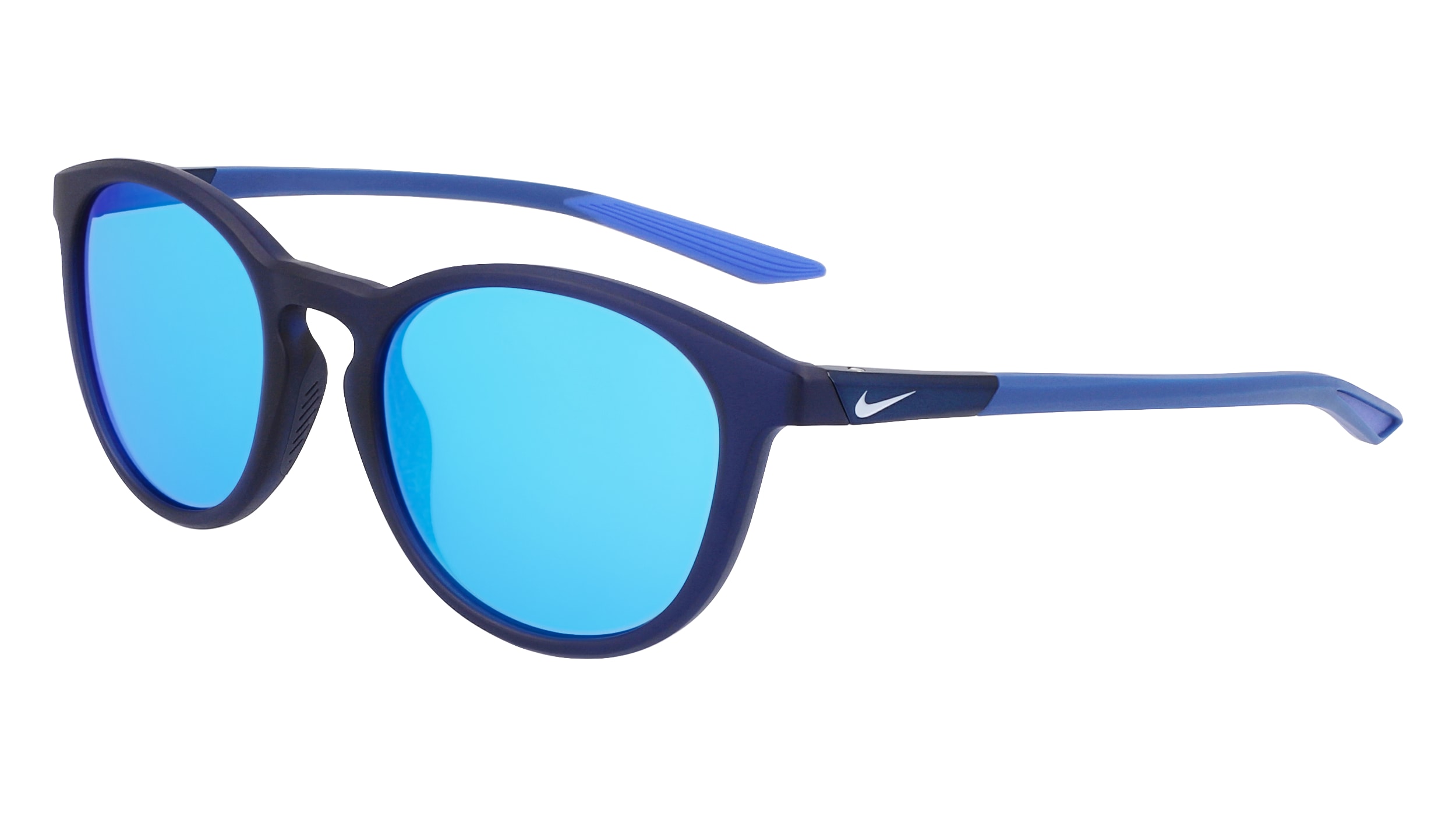 Navy blue frame sunglasses sales