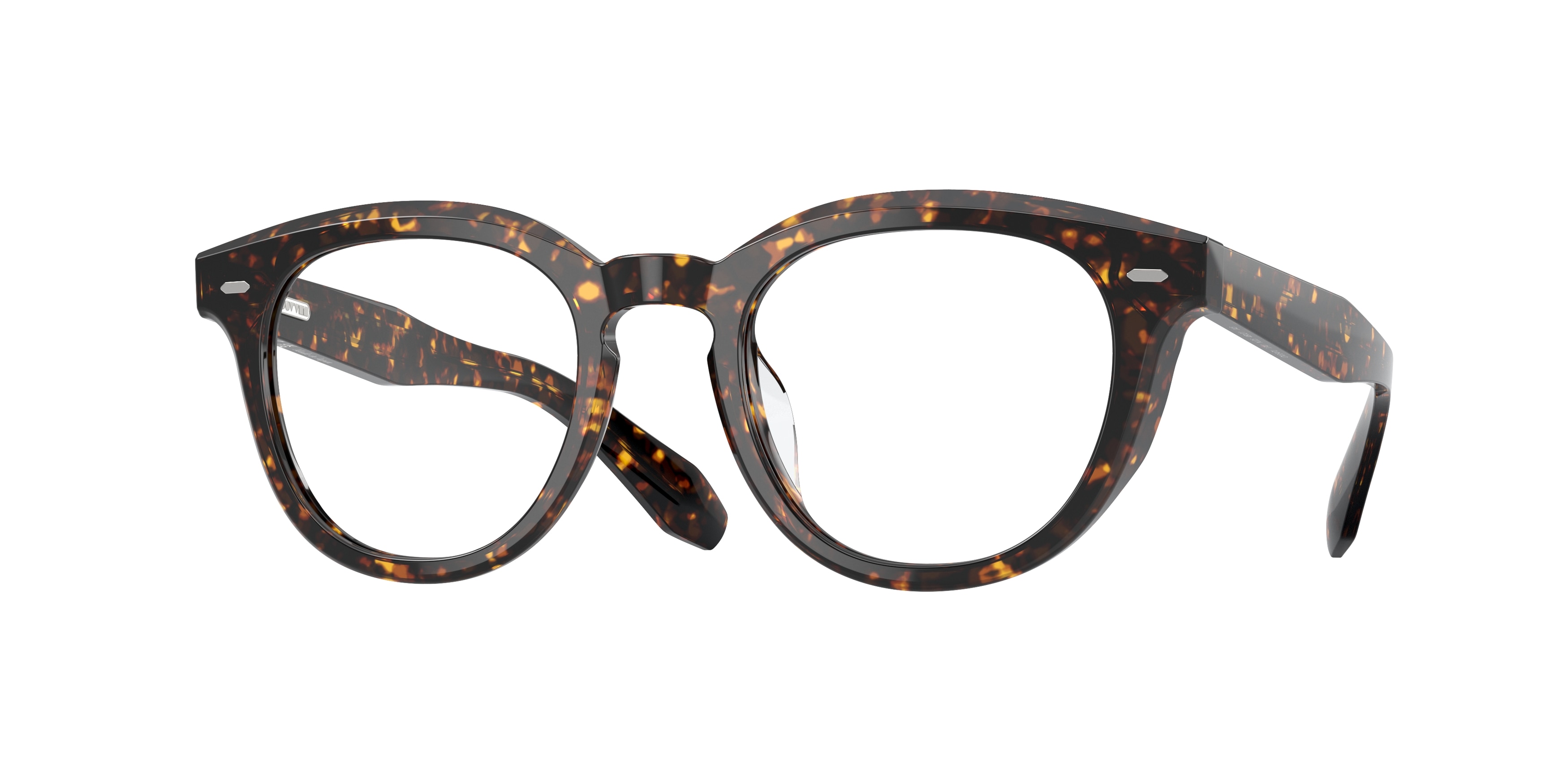 Oliver peoples round tortoiseshell optical glasses shop