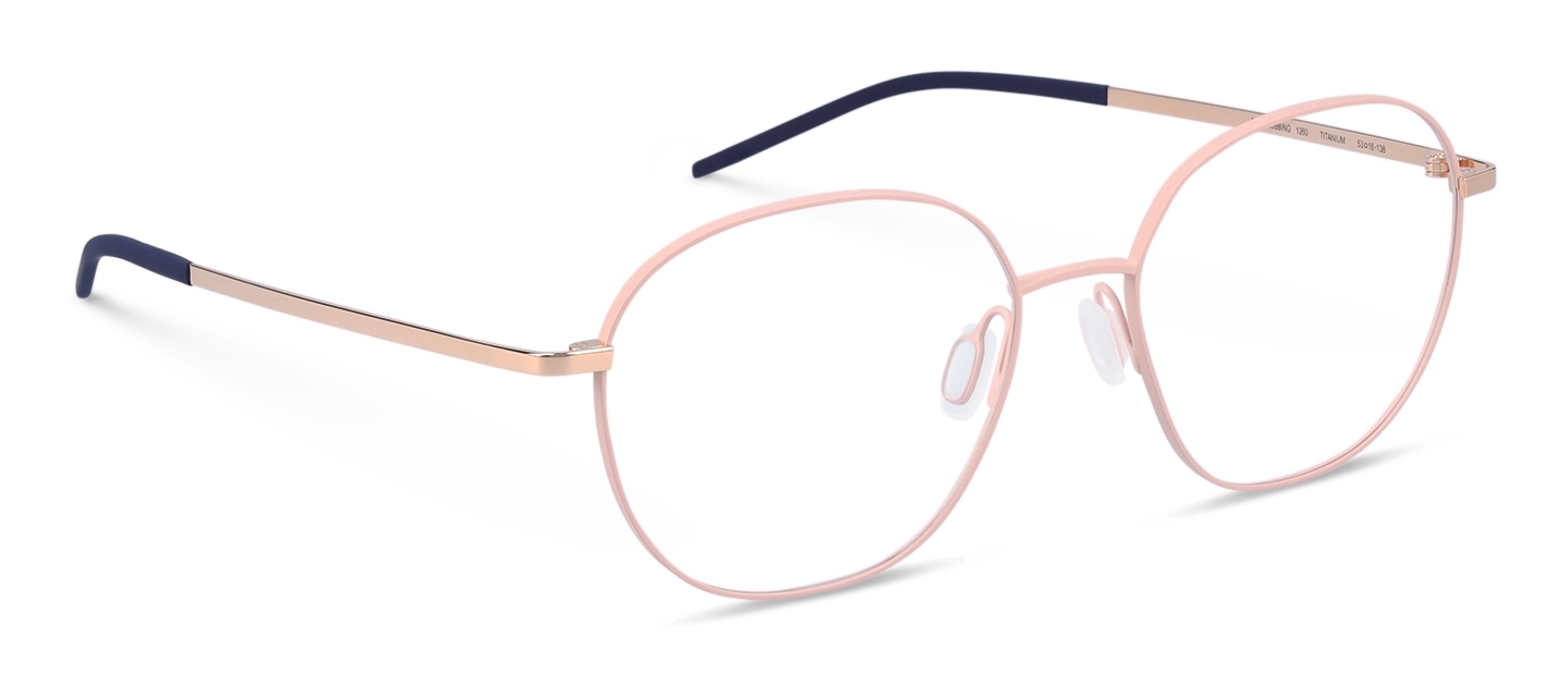 Rose gold eyewear online frames
