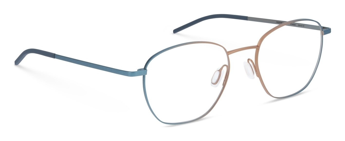 Orgreen Frederic I 1477 Mat Rose Gold + Mat Cameo Blue