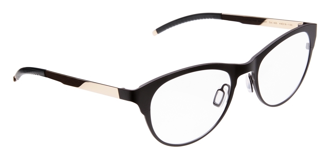 Black and gold designer glasses clearance