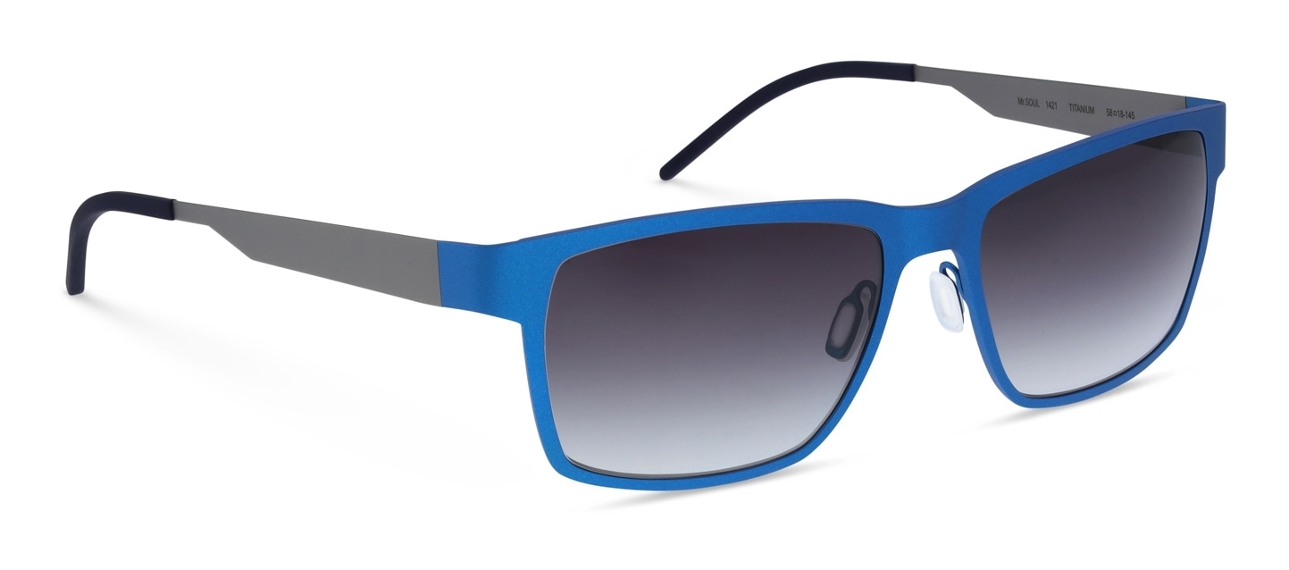 Orgreen Mr. Soul 1421 Mat Metallic Blue Sandblasted Titanium