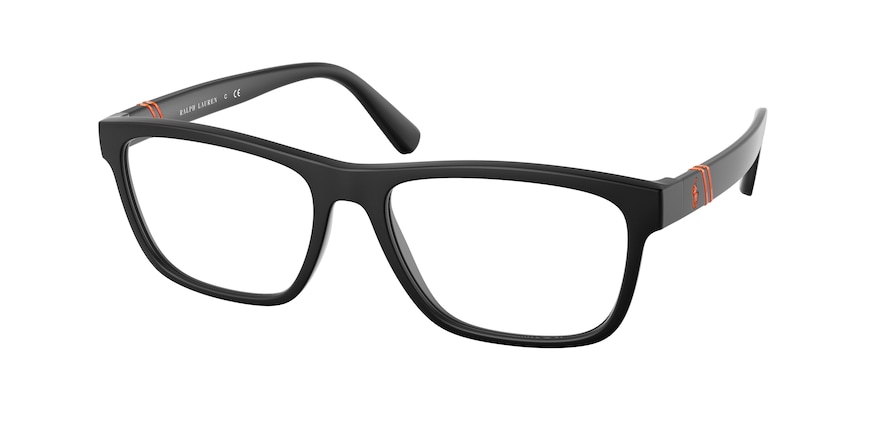 polo matte black glasses