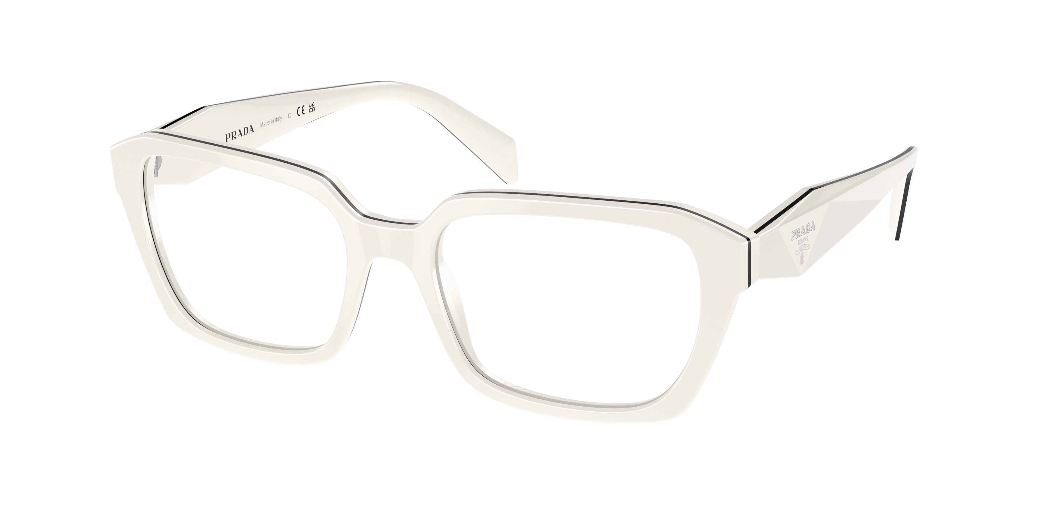 Prada sales eyeglasses white