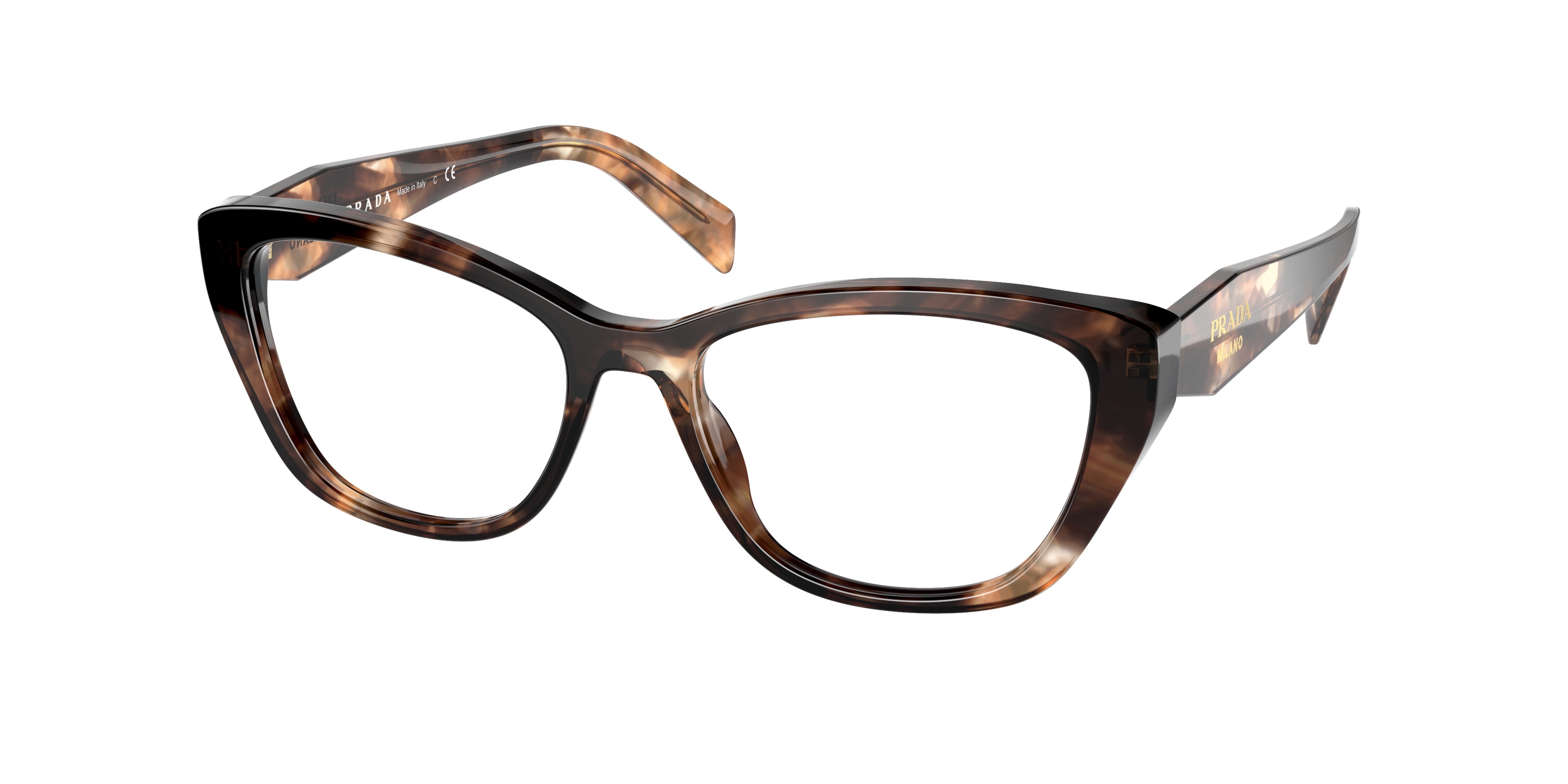 Prada tortoise shell cat eye best sale glasses