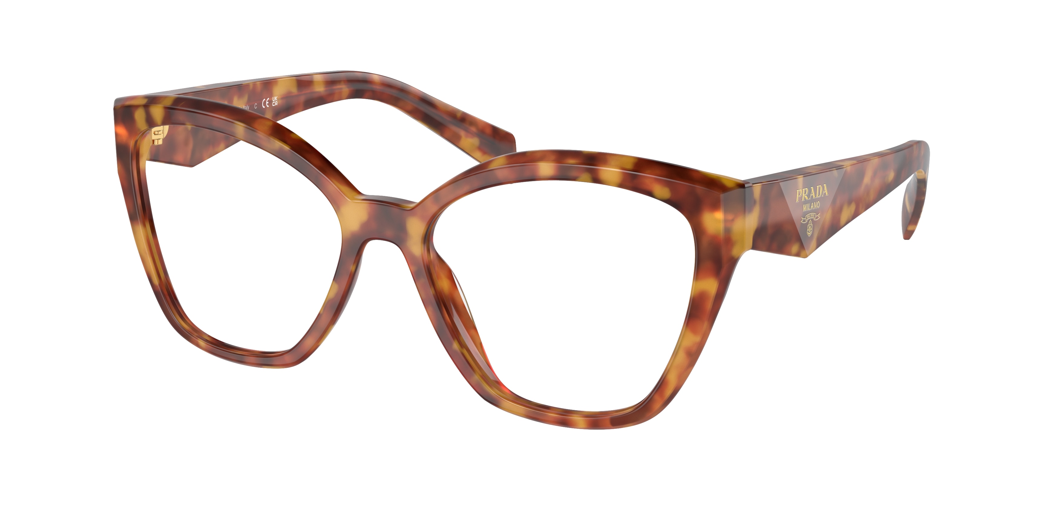 Brown prada eyeglasses clearance