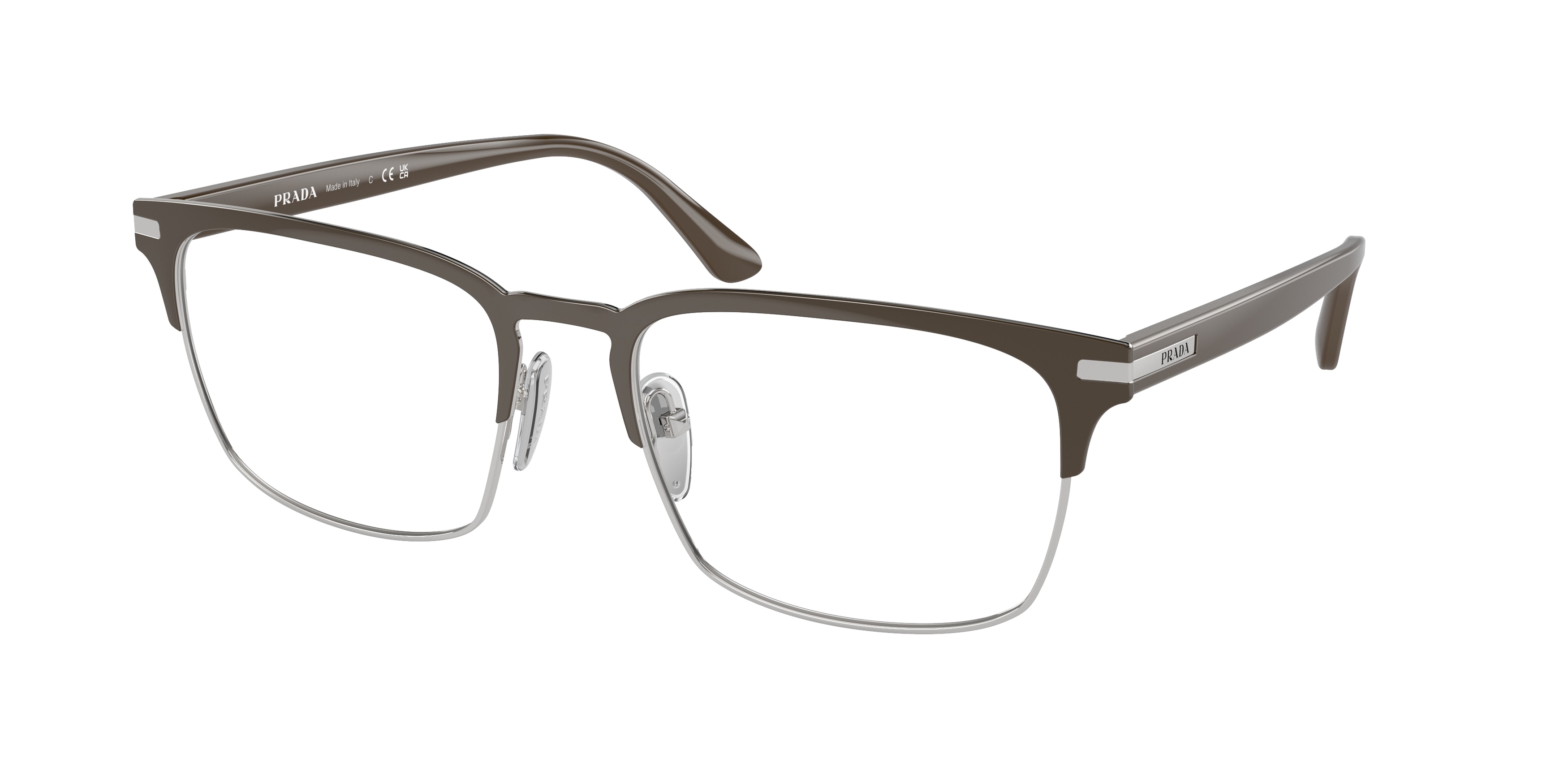 Prada silver glasses hot sale
