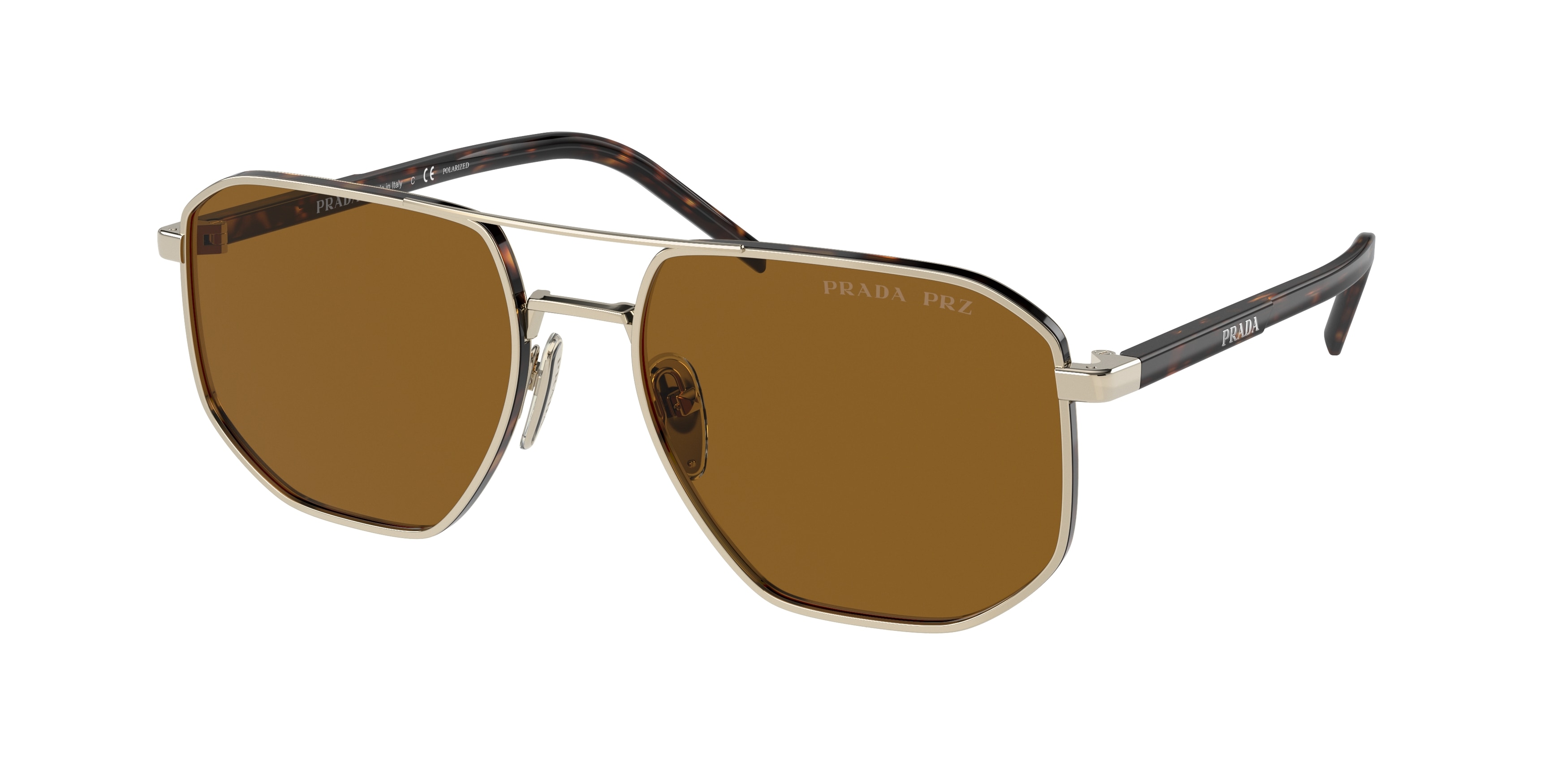 Prada polarized aviator sunglasses clearance