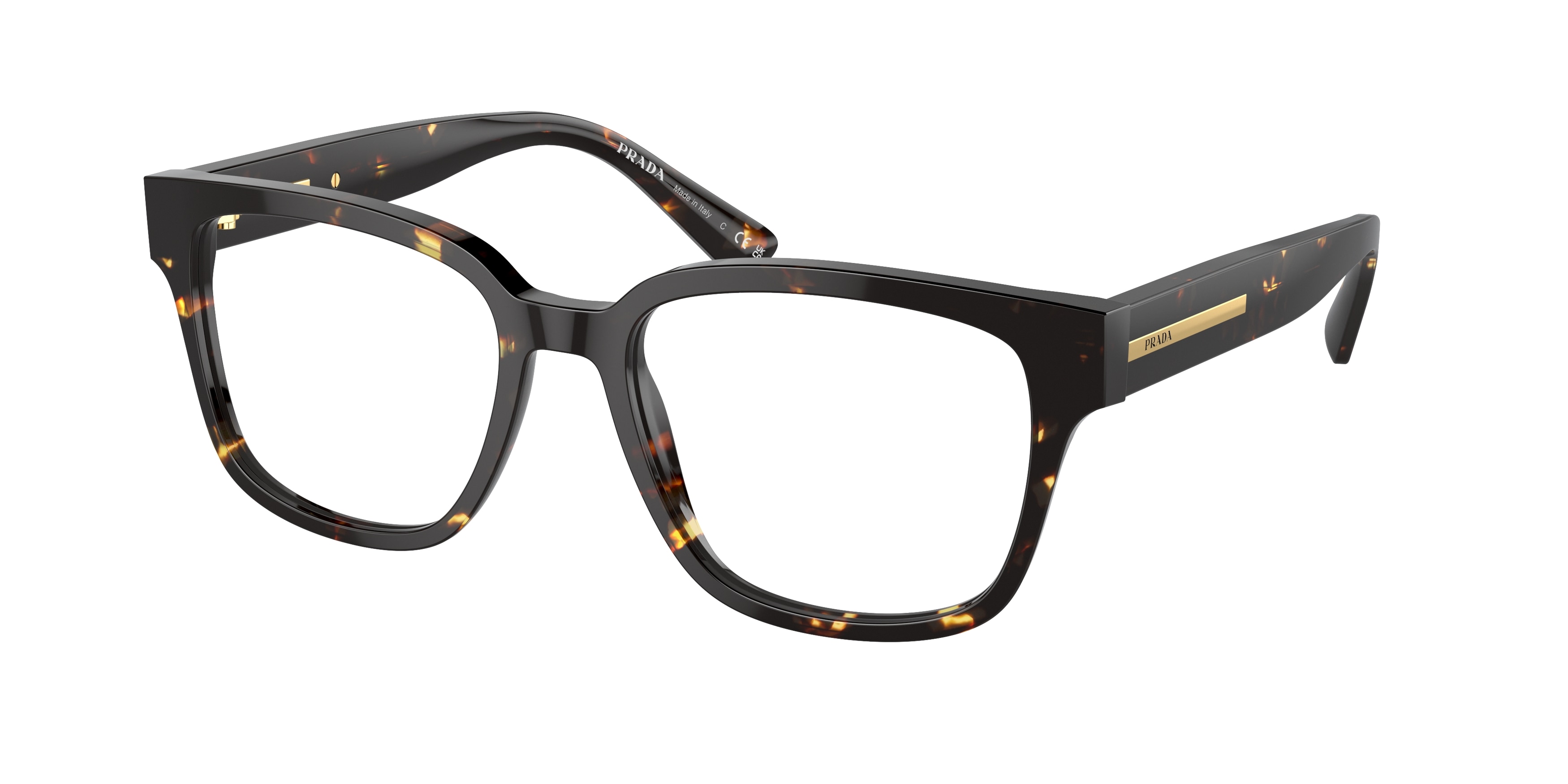 Prada havana eyeglasses clearance