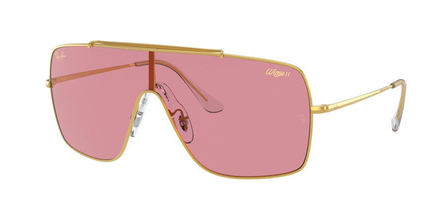 ray ban golden wings