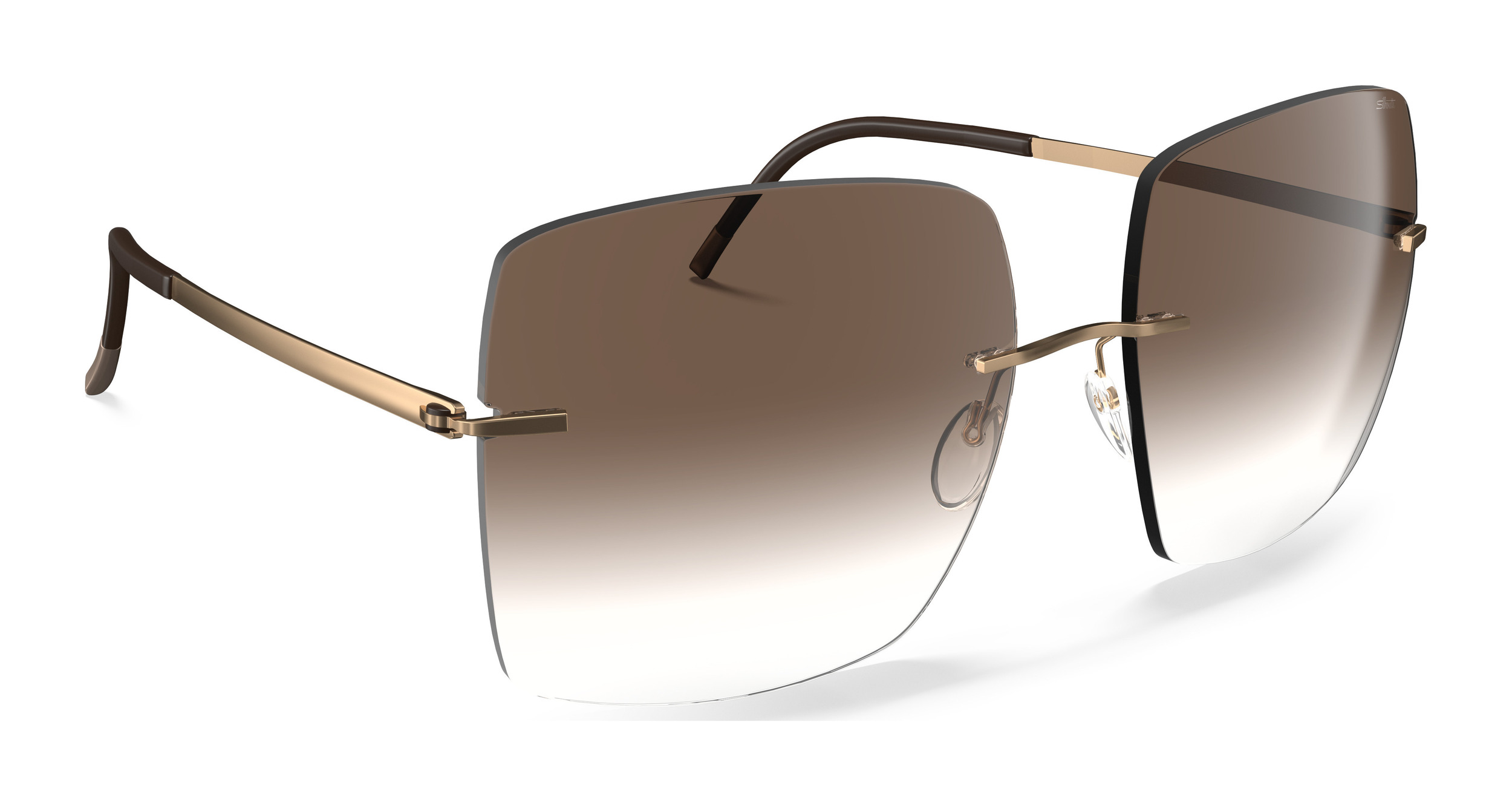 silhouette_cadaques_8191_rimless_shades_classic_brown_gradient