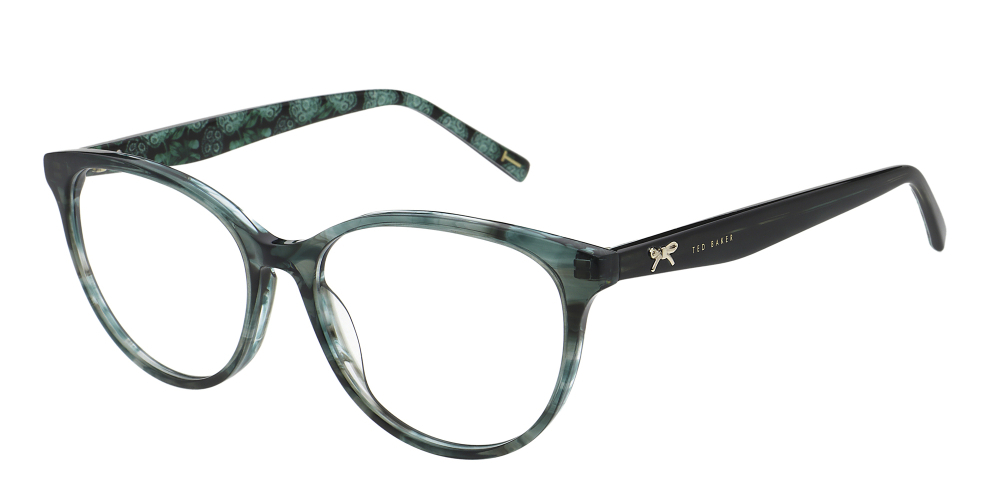 Ted Baker 9293 TB9293 50954 Gloss Teal Crystal Horn