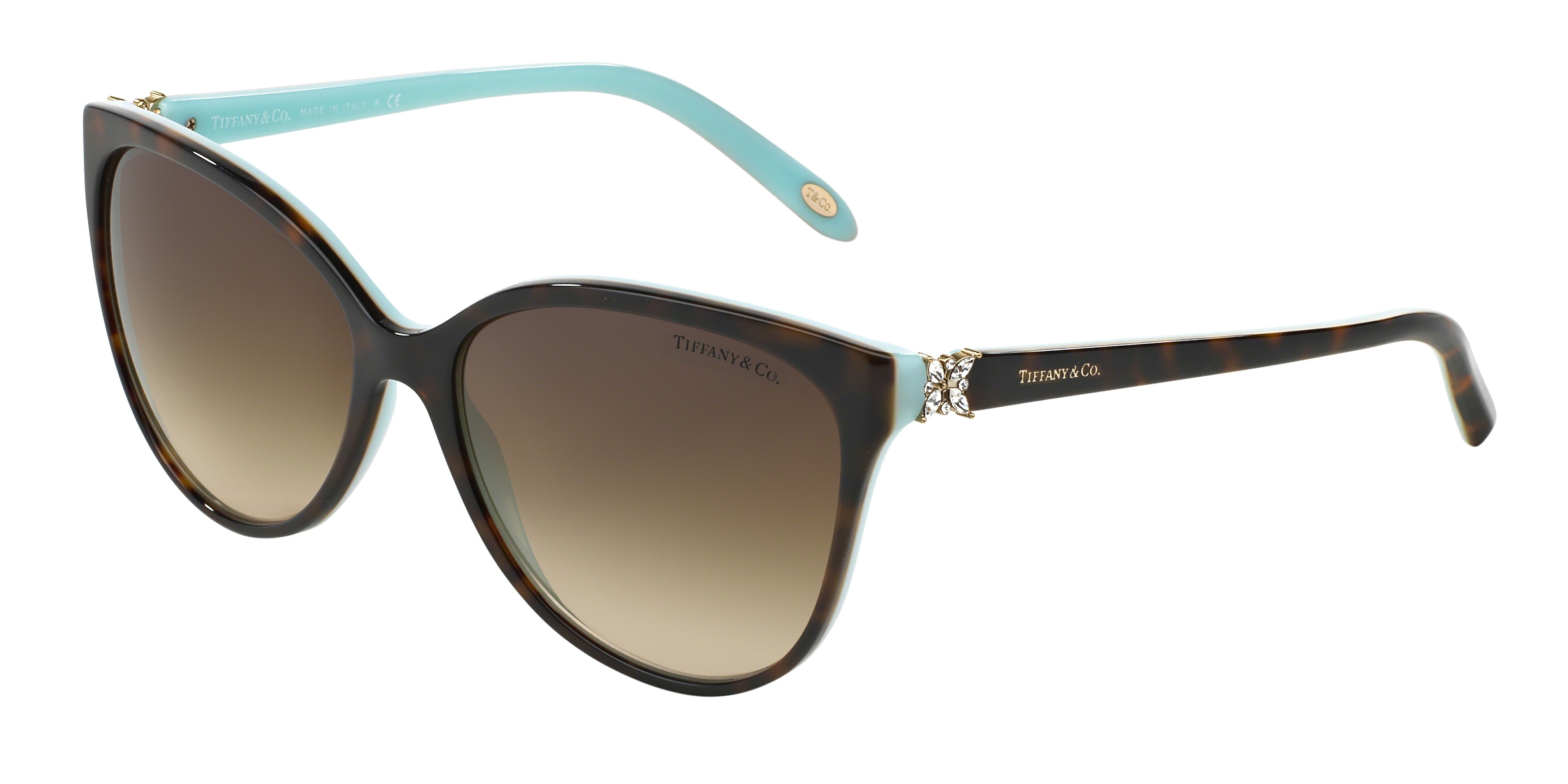 Buy Tiffany TF4089B 81343b Havana On Tiffany Blue prescription
