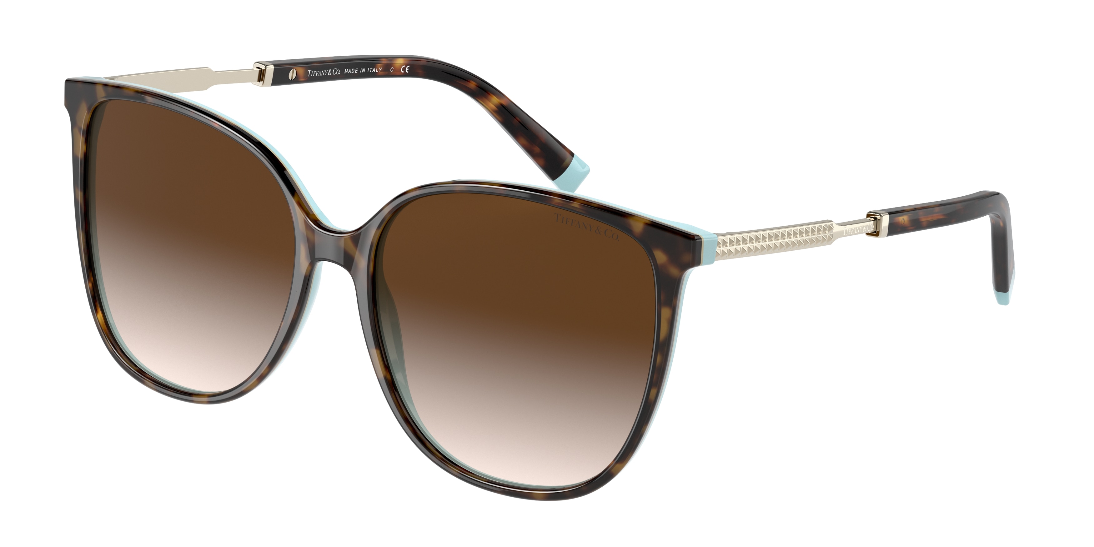 Tiffany havana outlet blue sunglasses