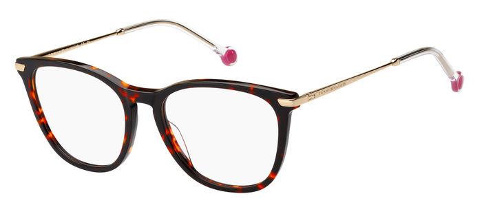 Red tommy hilfiger glasses deals