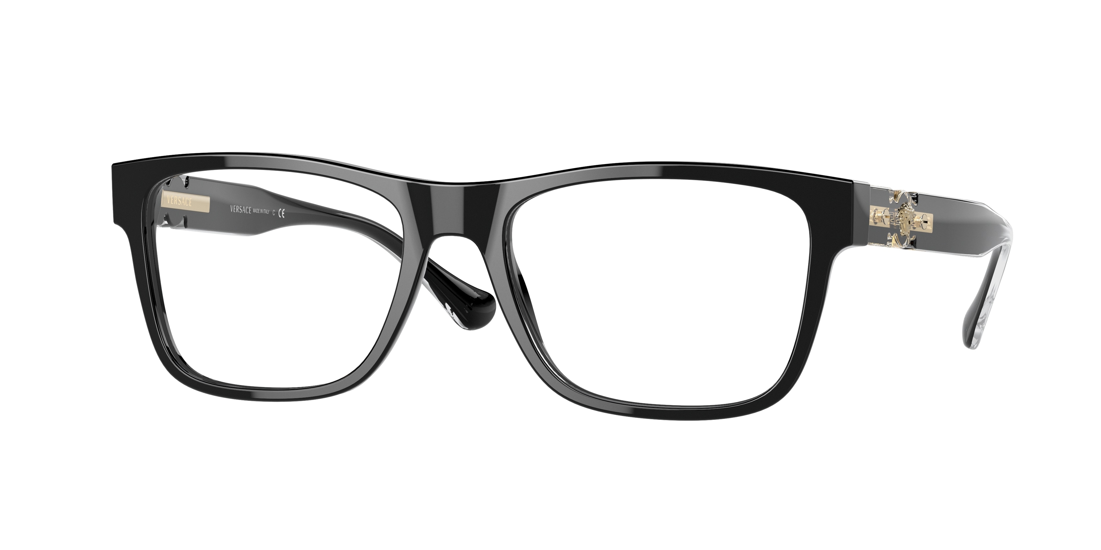Buy Versace VE3303 Gb1 Black prescription Glasses