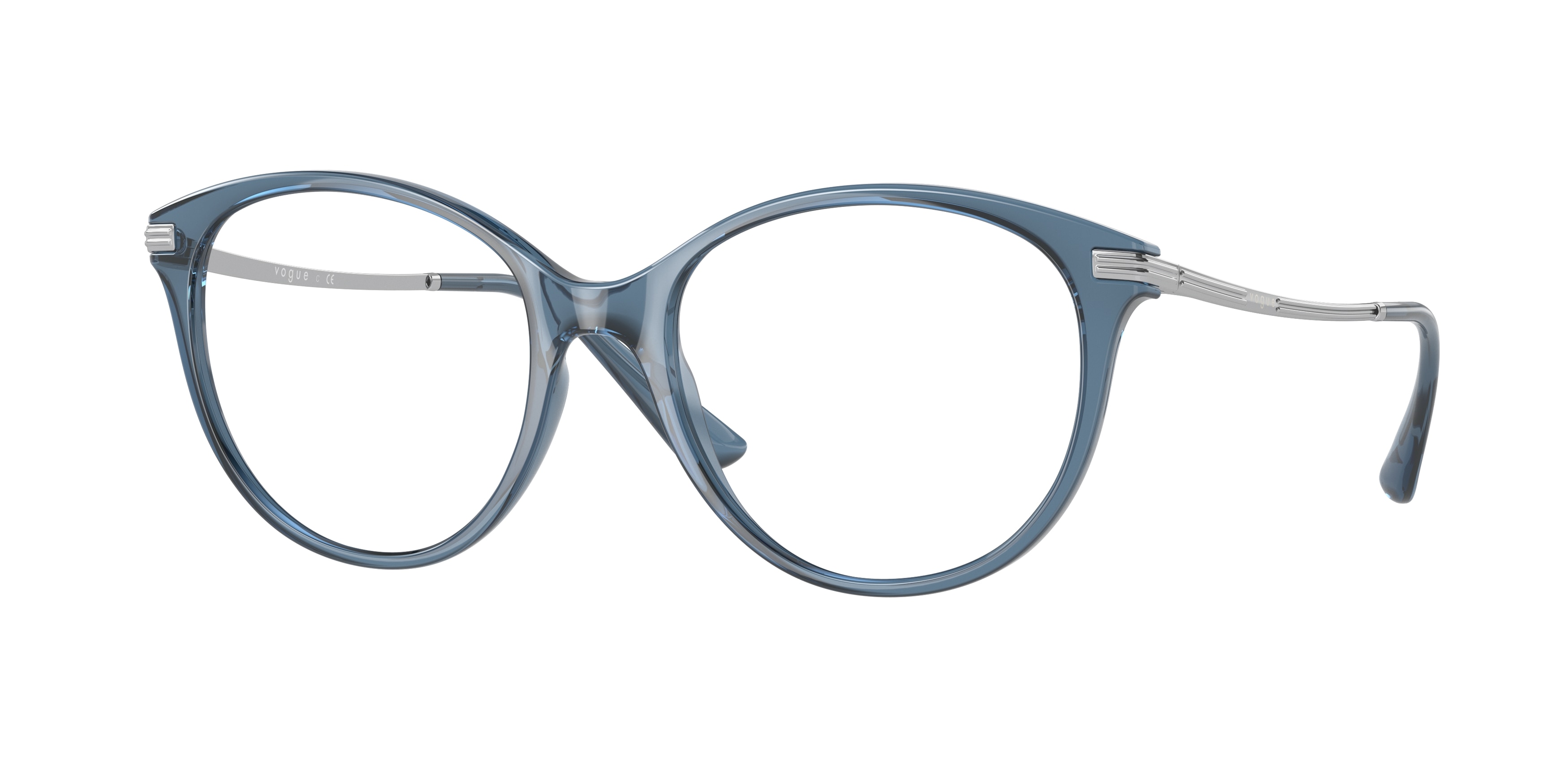 Blue vogue eyeglass frames deals