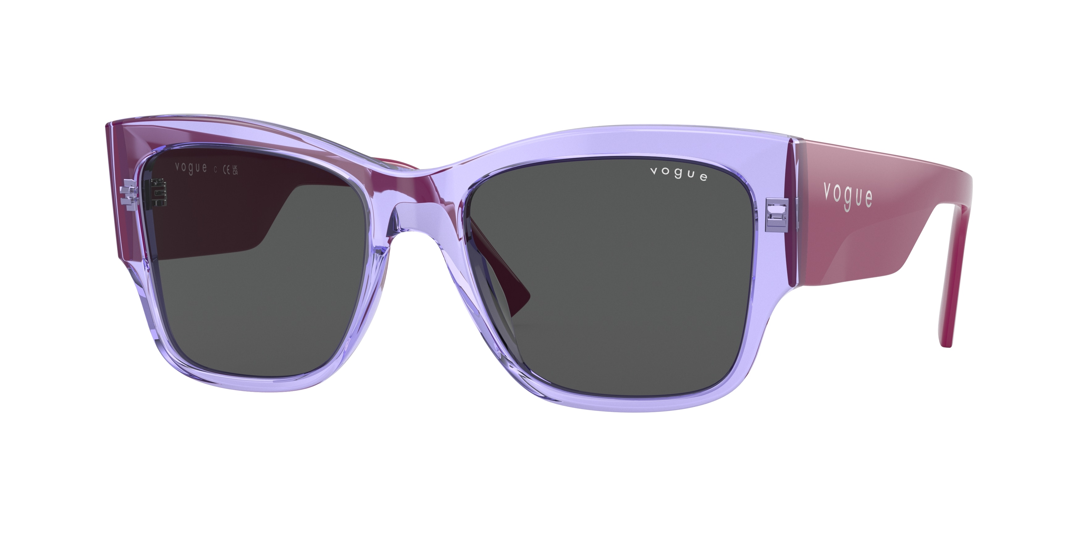 Vogue store purple sunglasses
