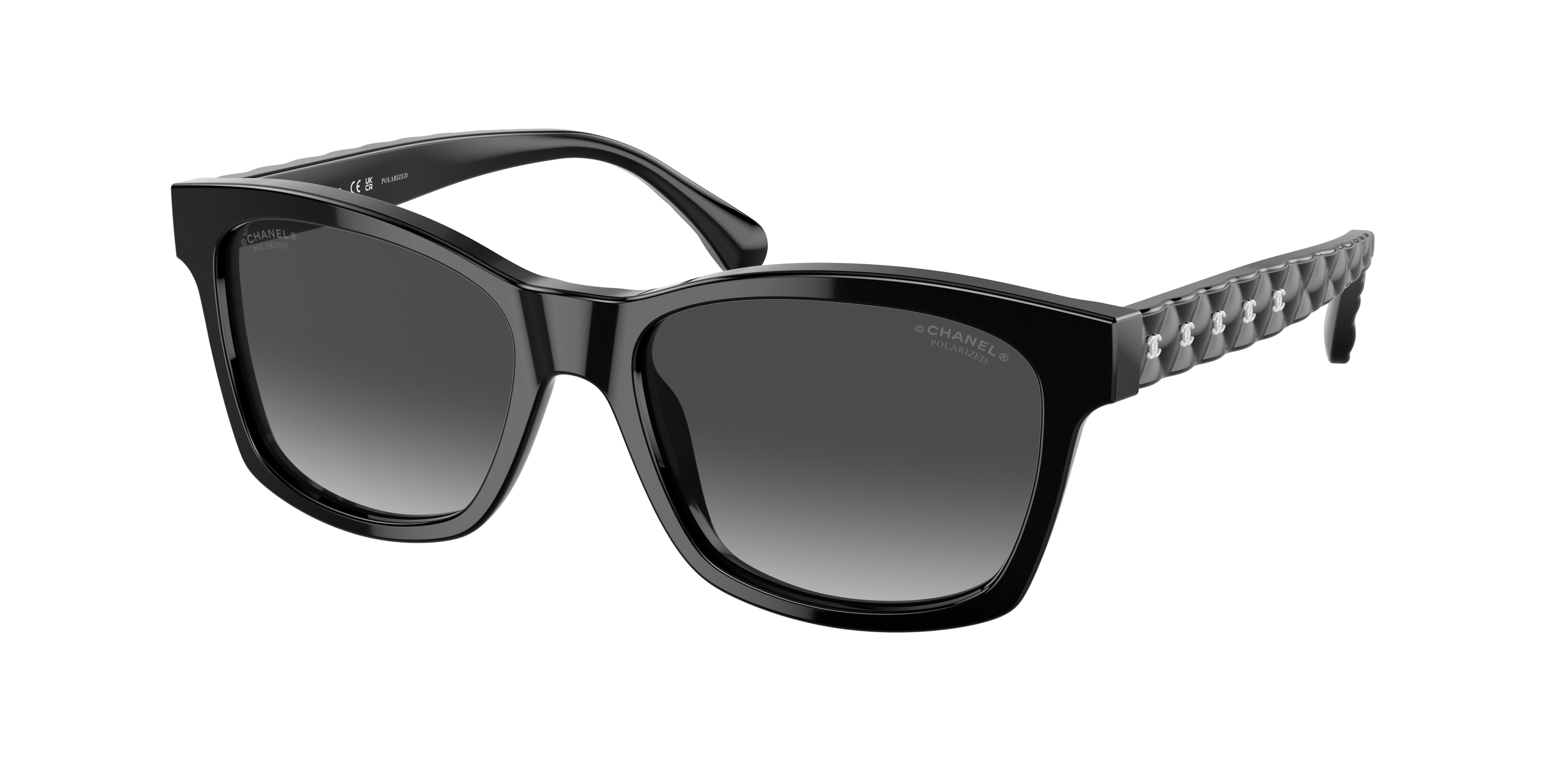Chanel Sunglasses Black White Plastic ref193754  Joli Closet
